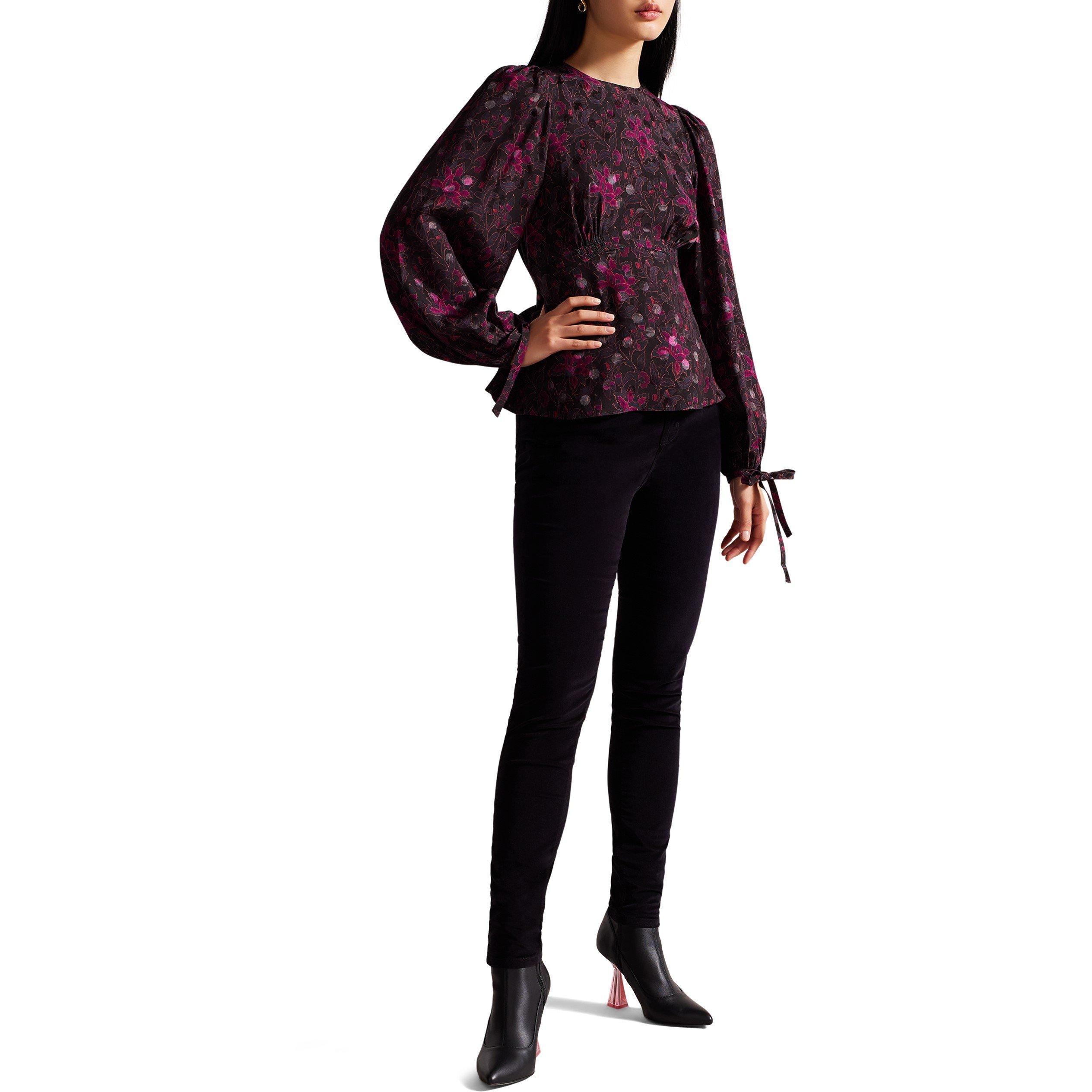 Black - Ted Baker - Terre Peplum Top - 2