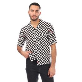 Palm Angels Damier Print Bowling Shirt