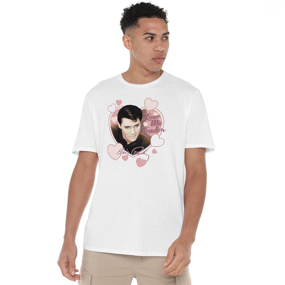 White - Elvis Presley - Elvis Presleylove Me Tender T-Shirt White - 1