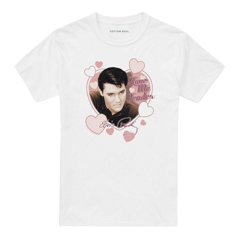White - Elvis Presley - Elvis Presleylove Me Tender T-Shirt White - 4