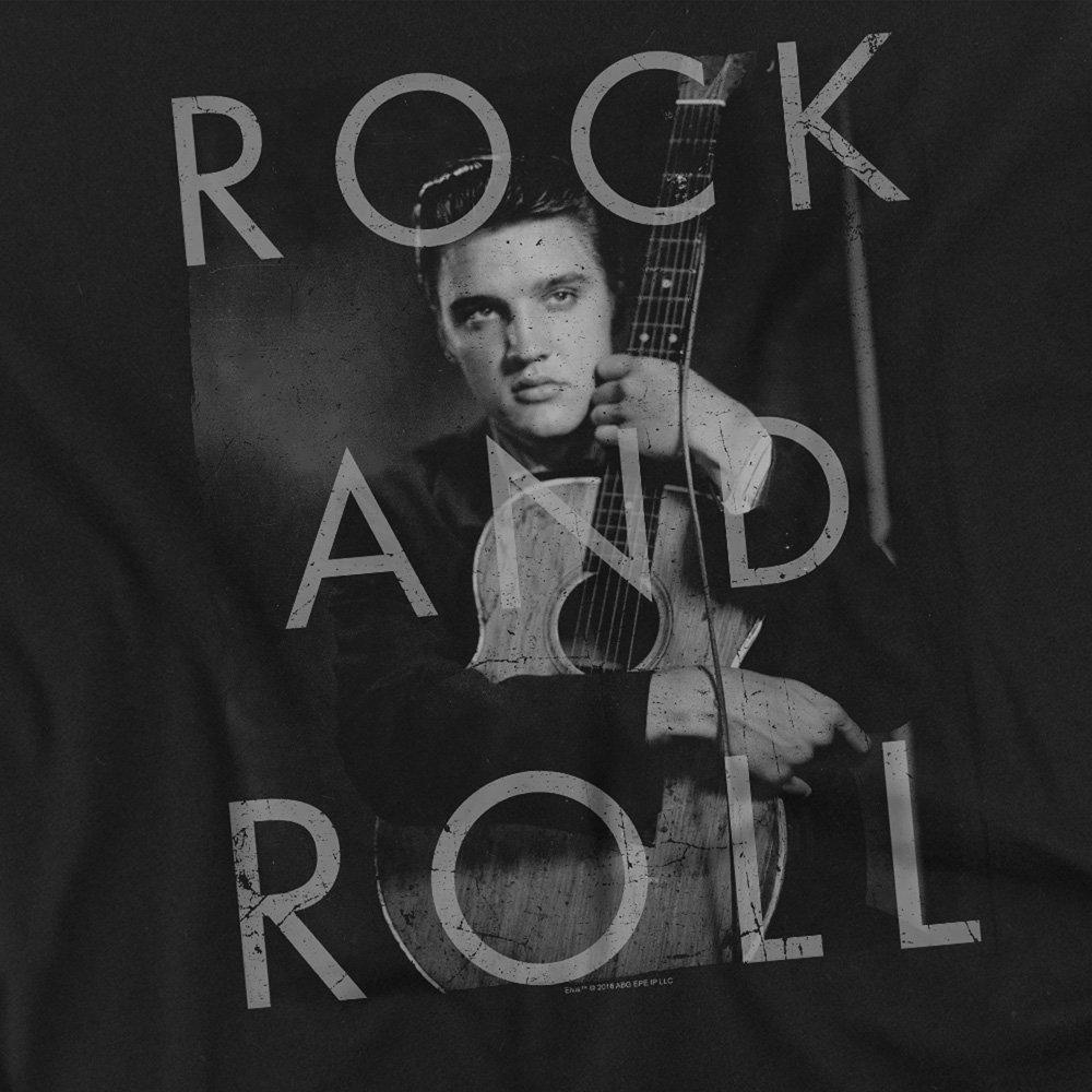 Black - Elvis Presley - Elvis Presley Rock And Roll Long Sleeve T-Shirt B - 2