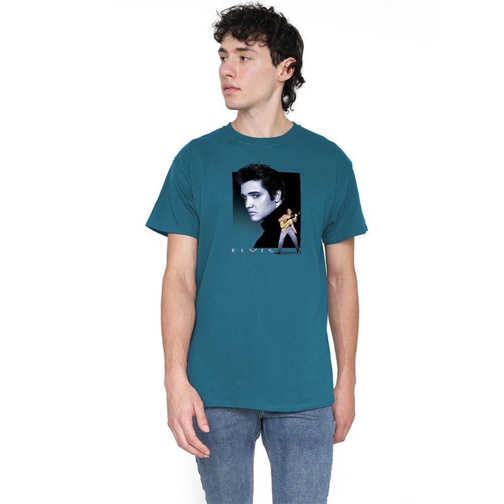 Teal - Elvis Presley - Blue Rocker T-Shirt Slate - 1