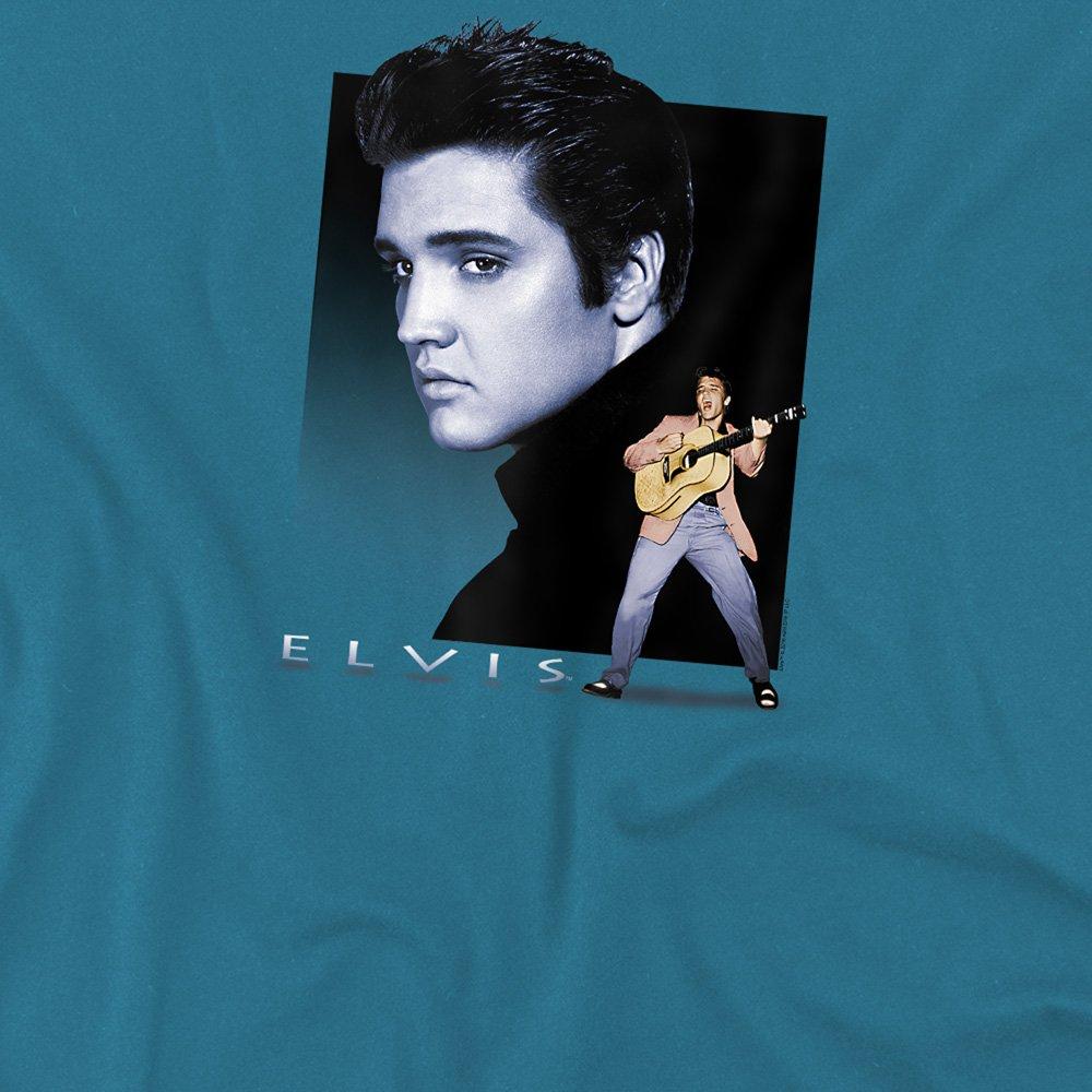 Teal - Elvis Presley - Blue Rocker T-Shirt Slate - 2