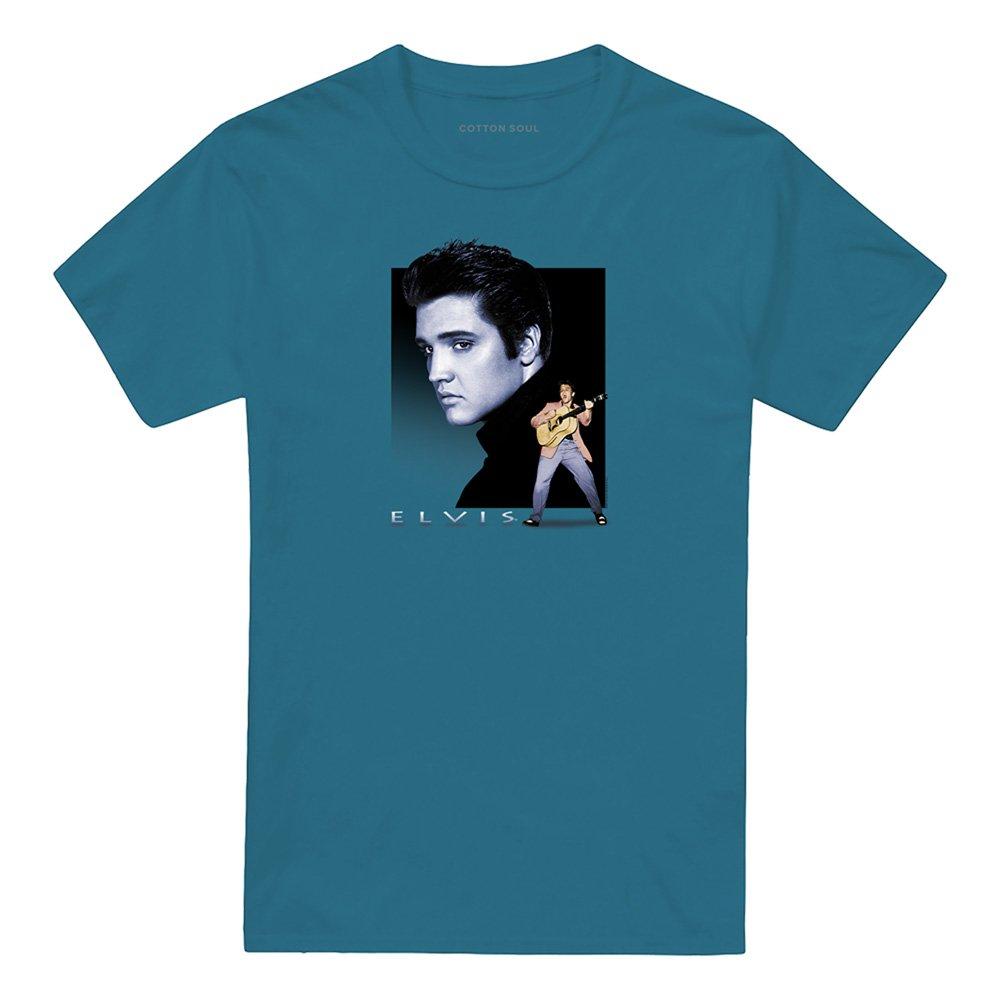 Teal - Elvis Presley - Blue Rocker T-Shirt Slate - 4