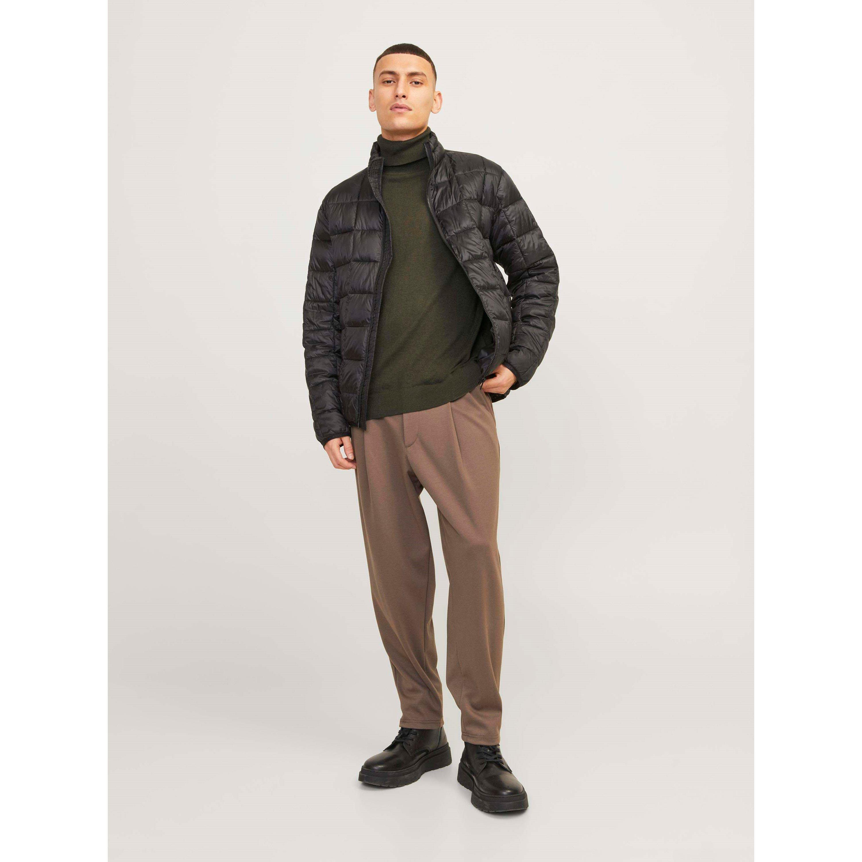 Olive Night - Jack and Jones - Men's Knitted Roll Neck Jumper - 8