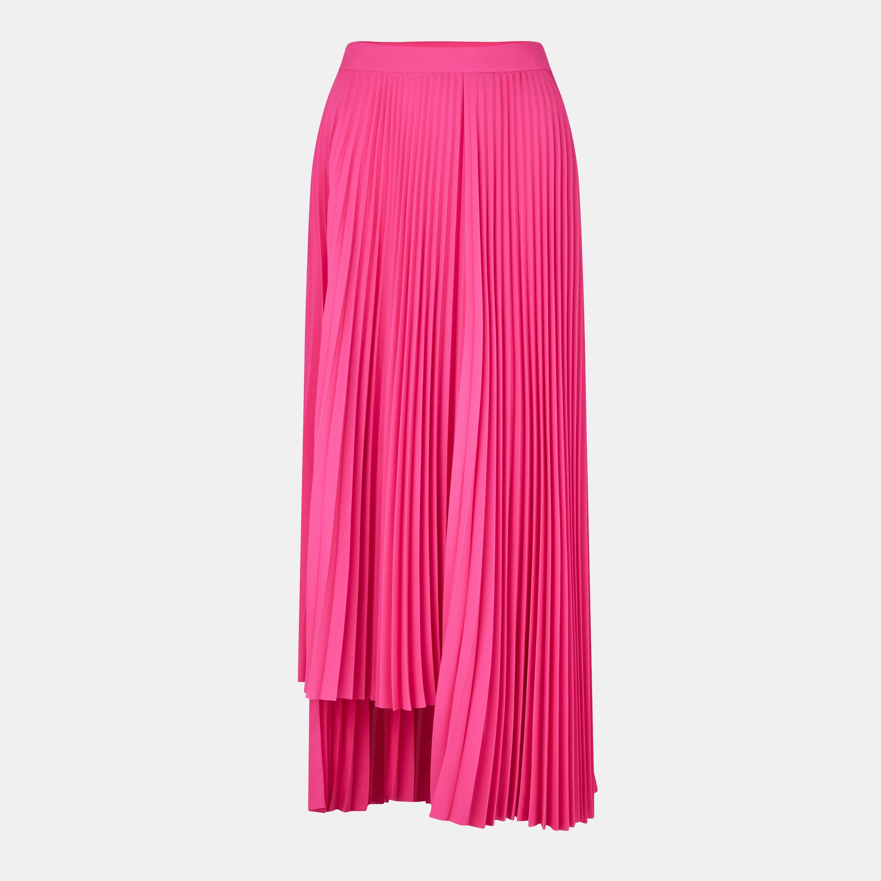Fluo Pink - Balenciaga - Women's Pleated Skirt - 1