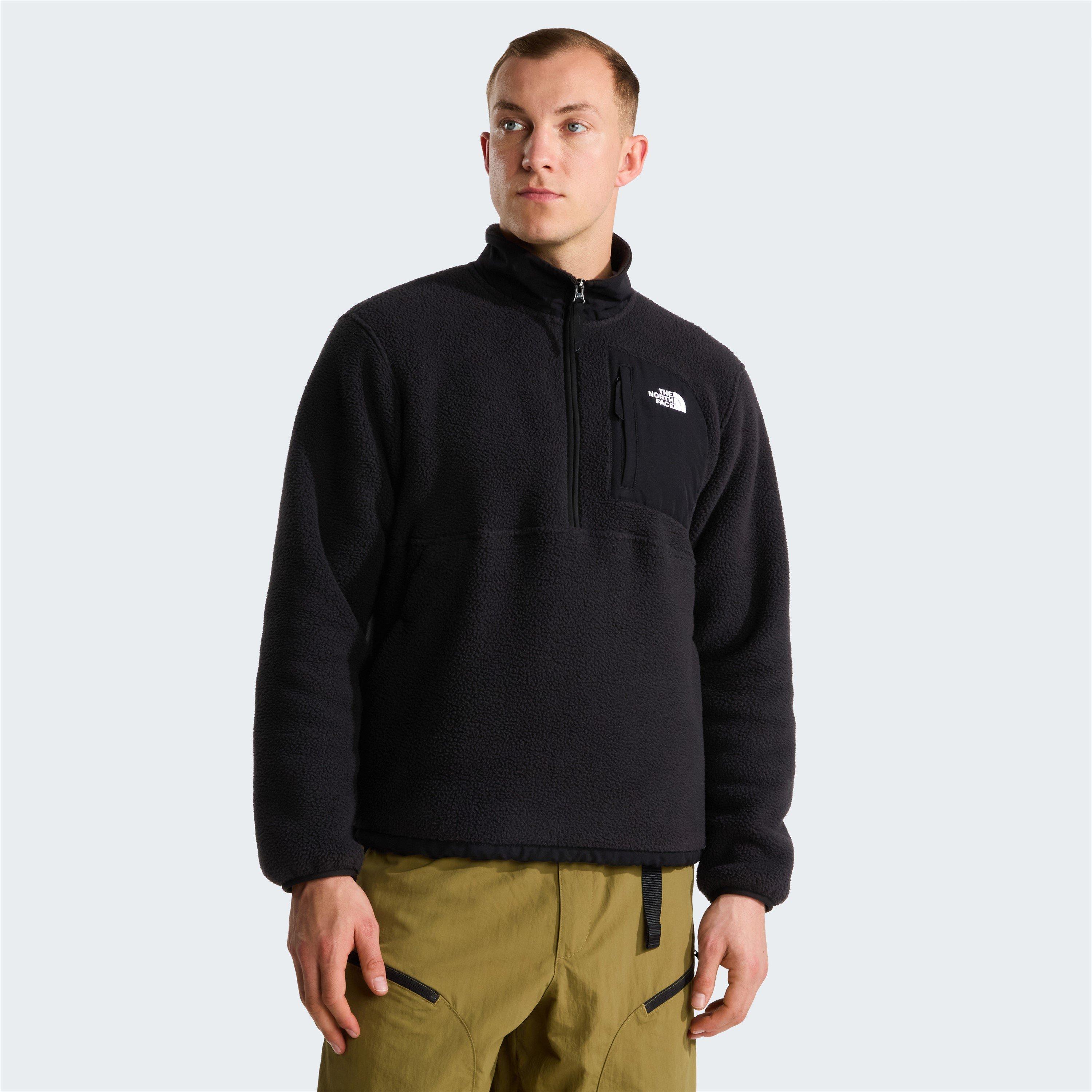 TNF Black - The North Face - Mens Yumiori Off Peak 1/2 Zip Jacket - 3