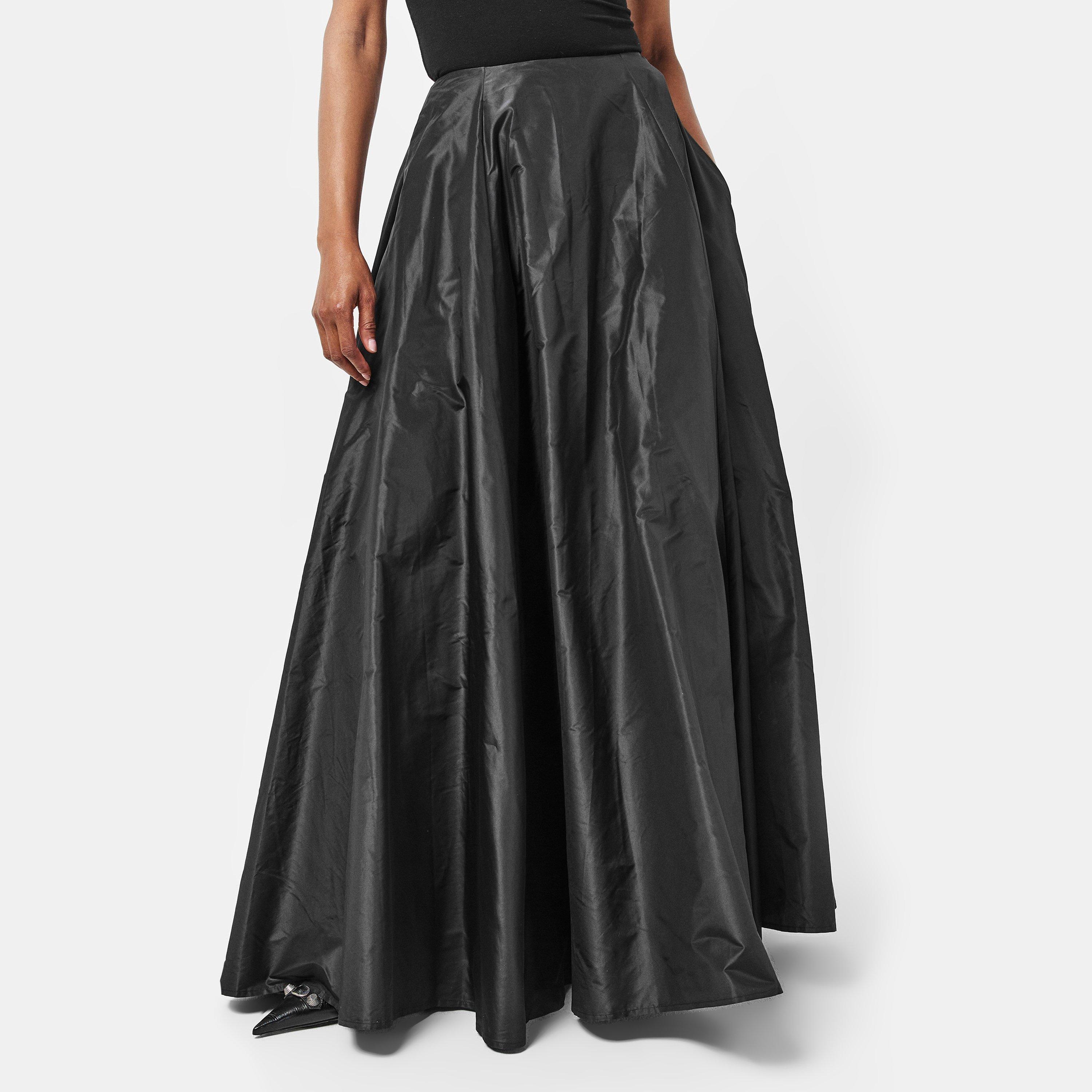 Black - Balenciaga - Women's Maxi Skirt - 3