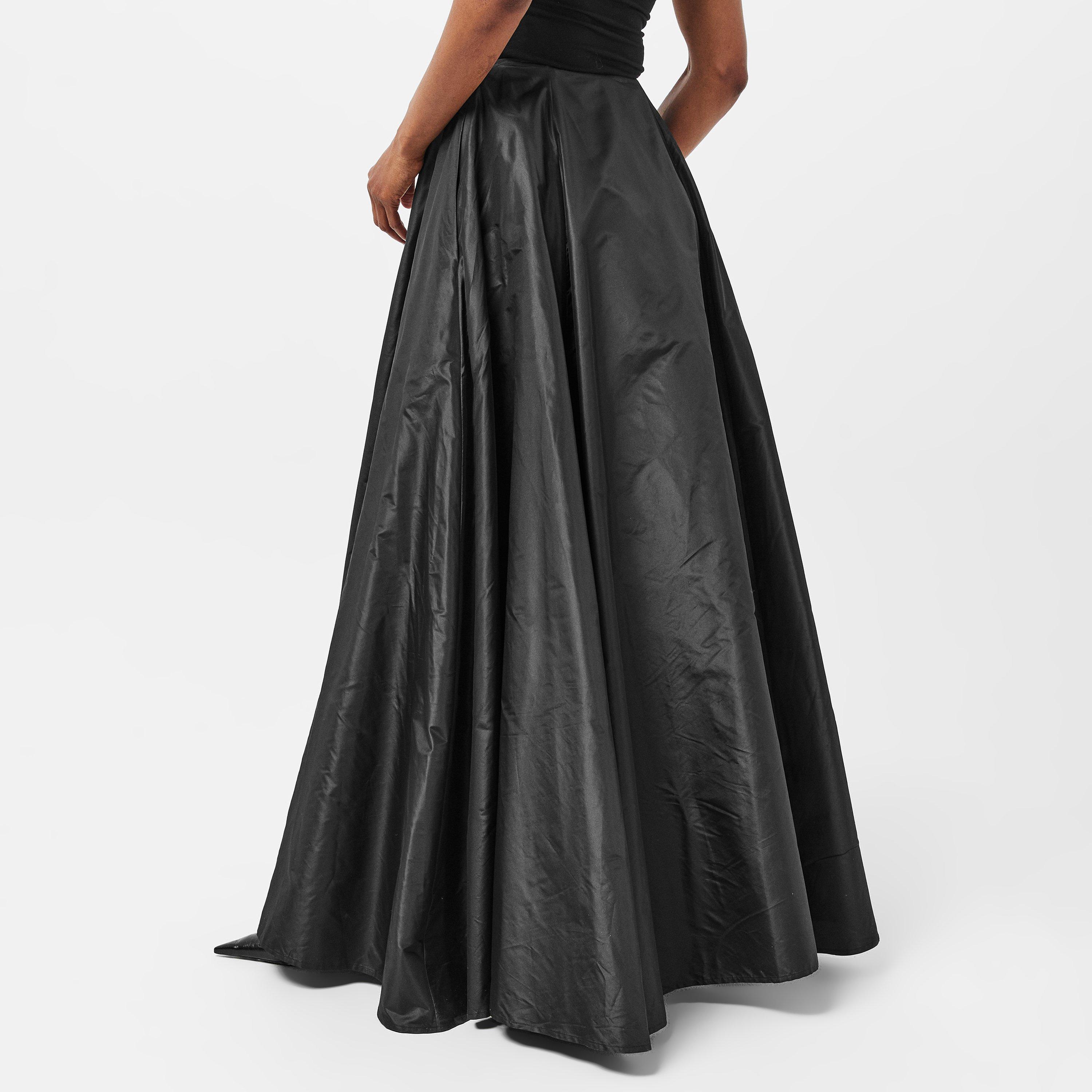 Black - Balenciaga - Women's Maxi Skirt - 4