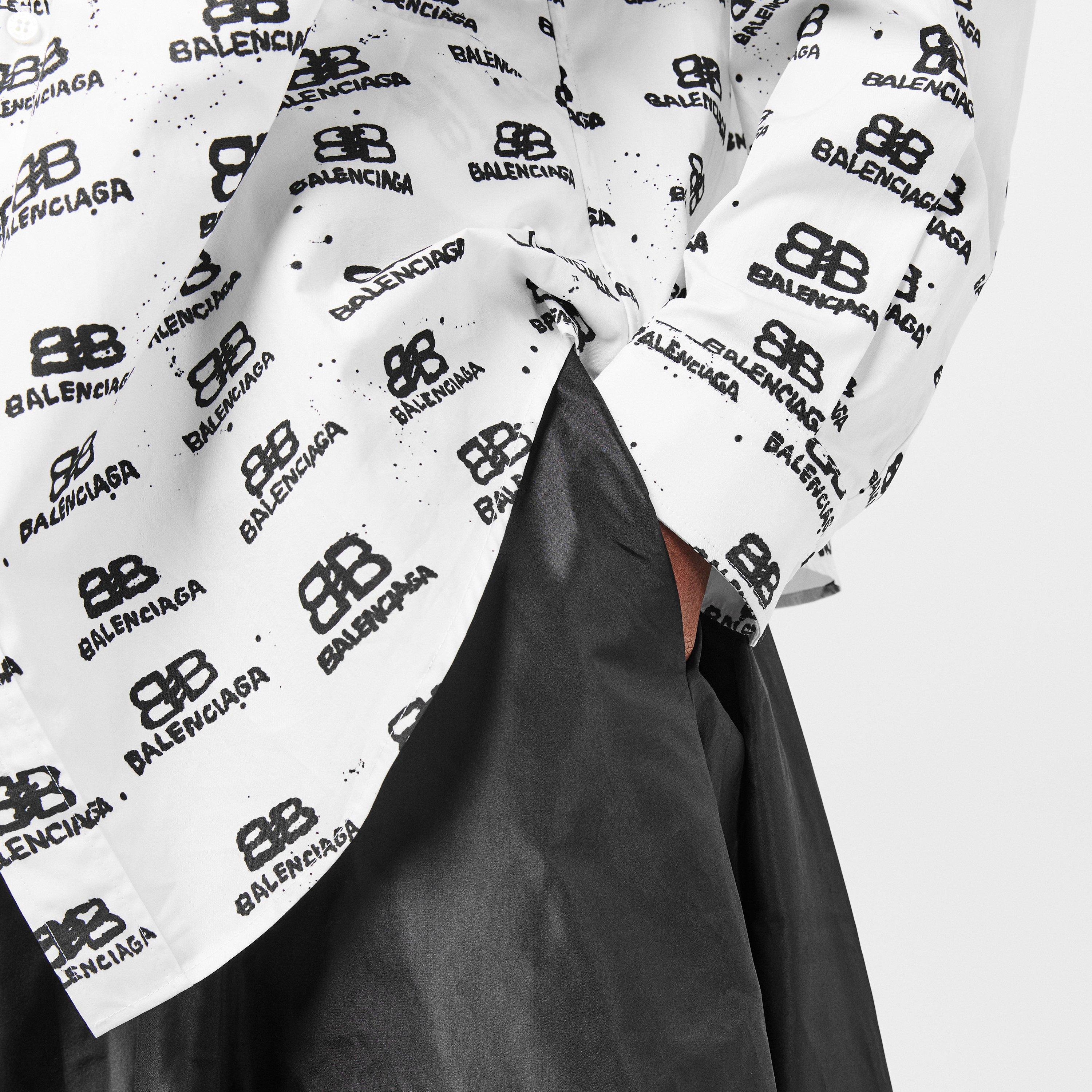 Black - Balenciaga - Women's Maxi Skirt - 5