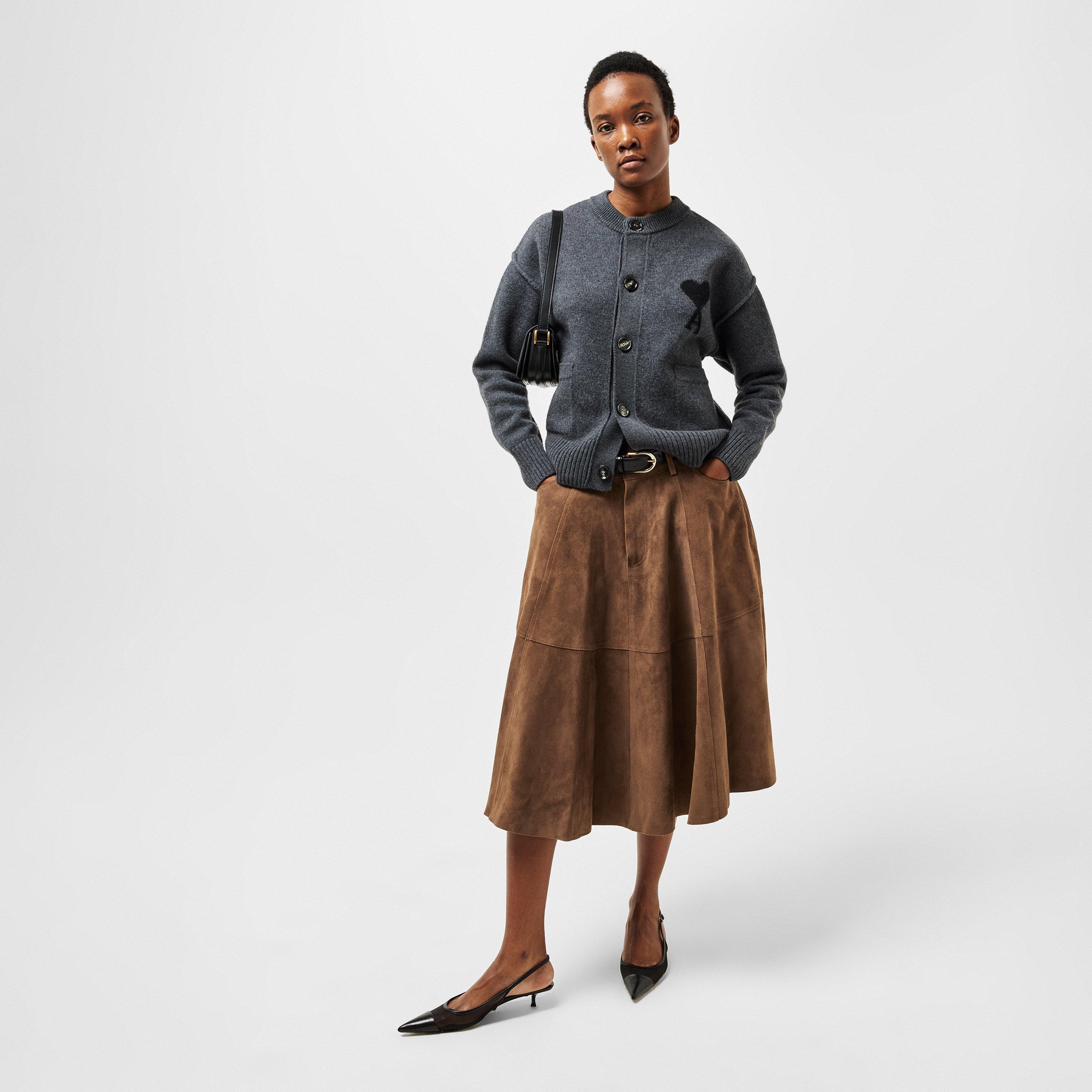 Noisette - Ami Paris - Women's Midi Skirt - 6