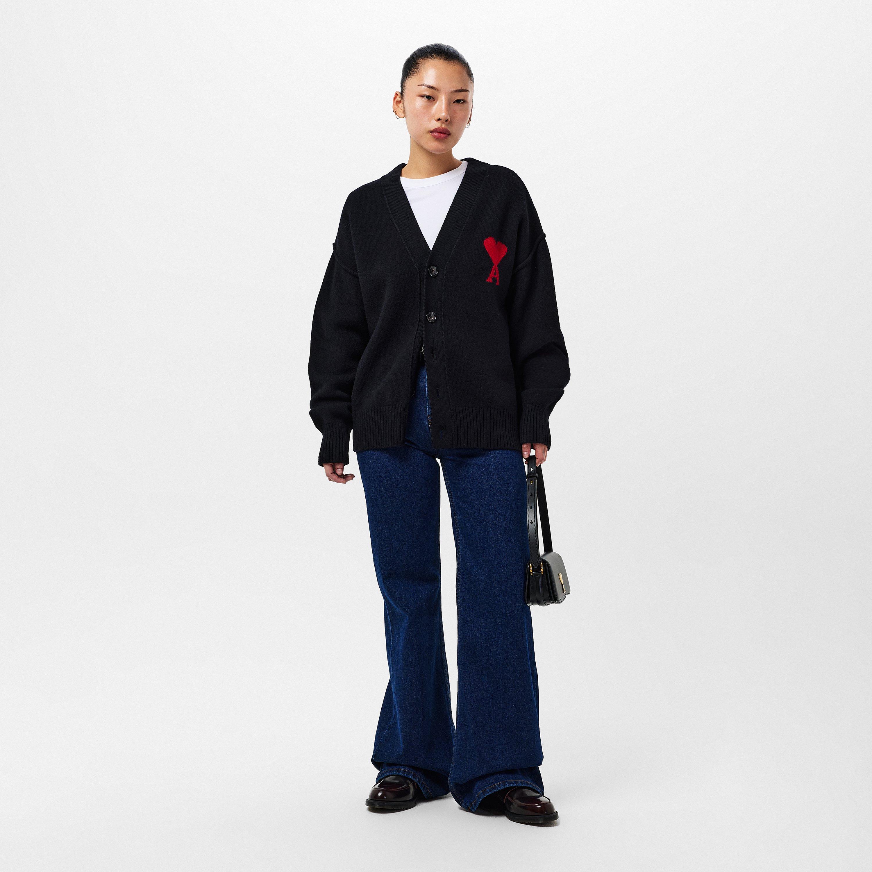 Indigo - Ami Paris - Women's Flare Wide Leg Jeans - 6