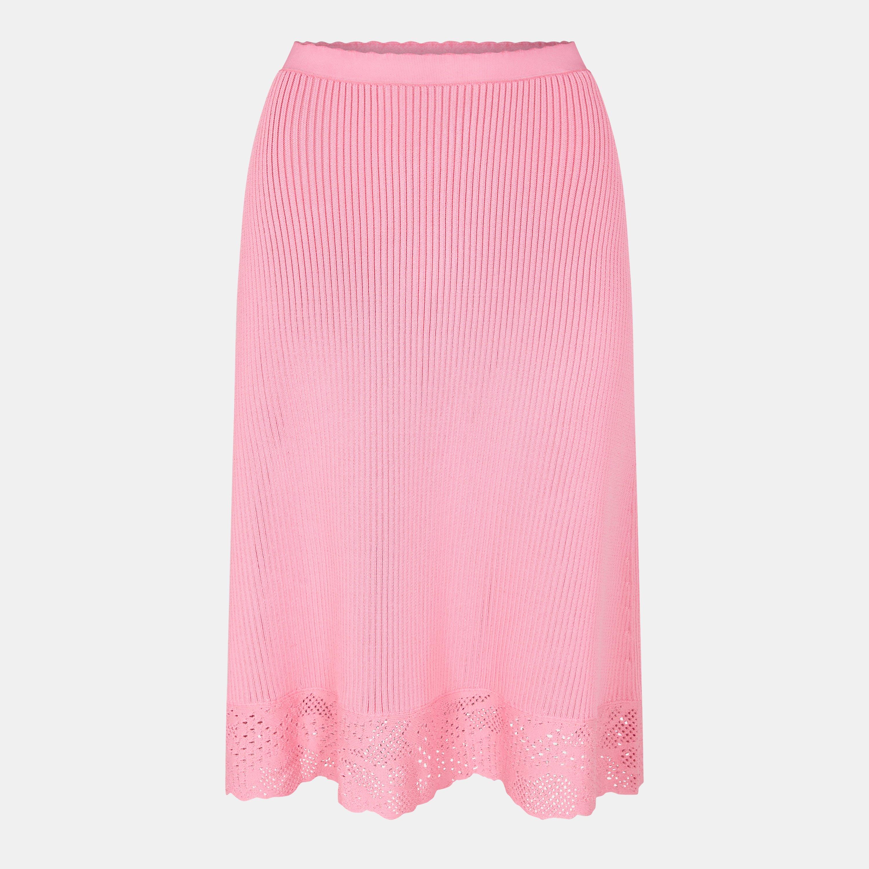 Pink - Balenciaga - Women's Maxi Skirt - 1