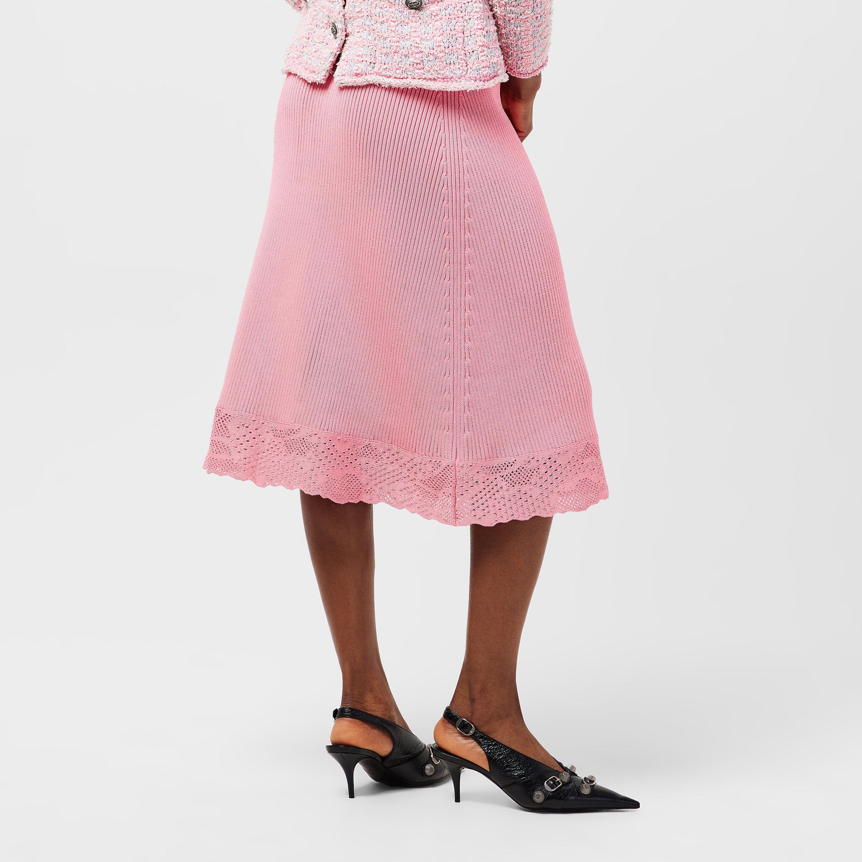 Pink - Balenciaga - Women's Maxi Skirt - 4