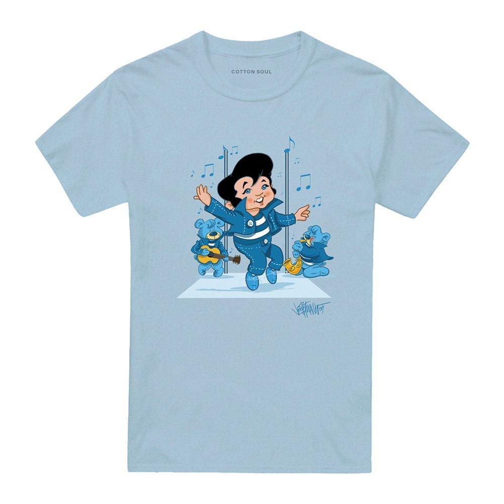 Light Blue - Elvis Presley - Jailhouse Rocker T-Shirt Light Blue - 4
