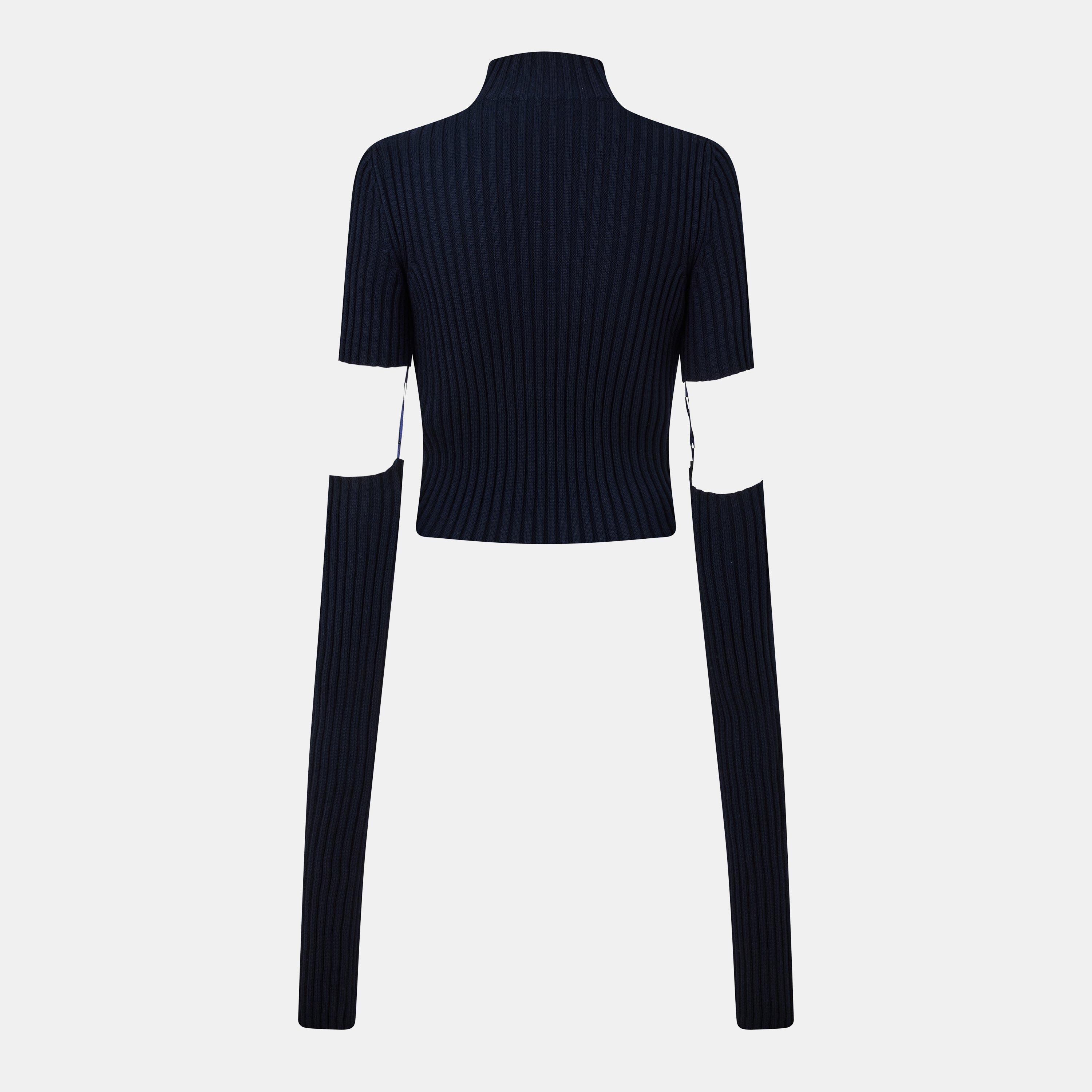 Navy - Balenciaga - Women's Jumper - 2