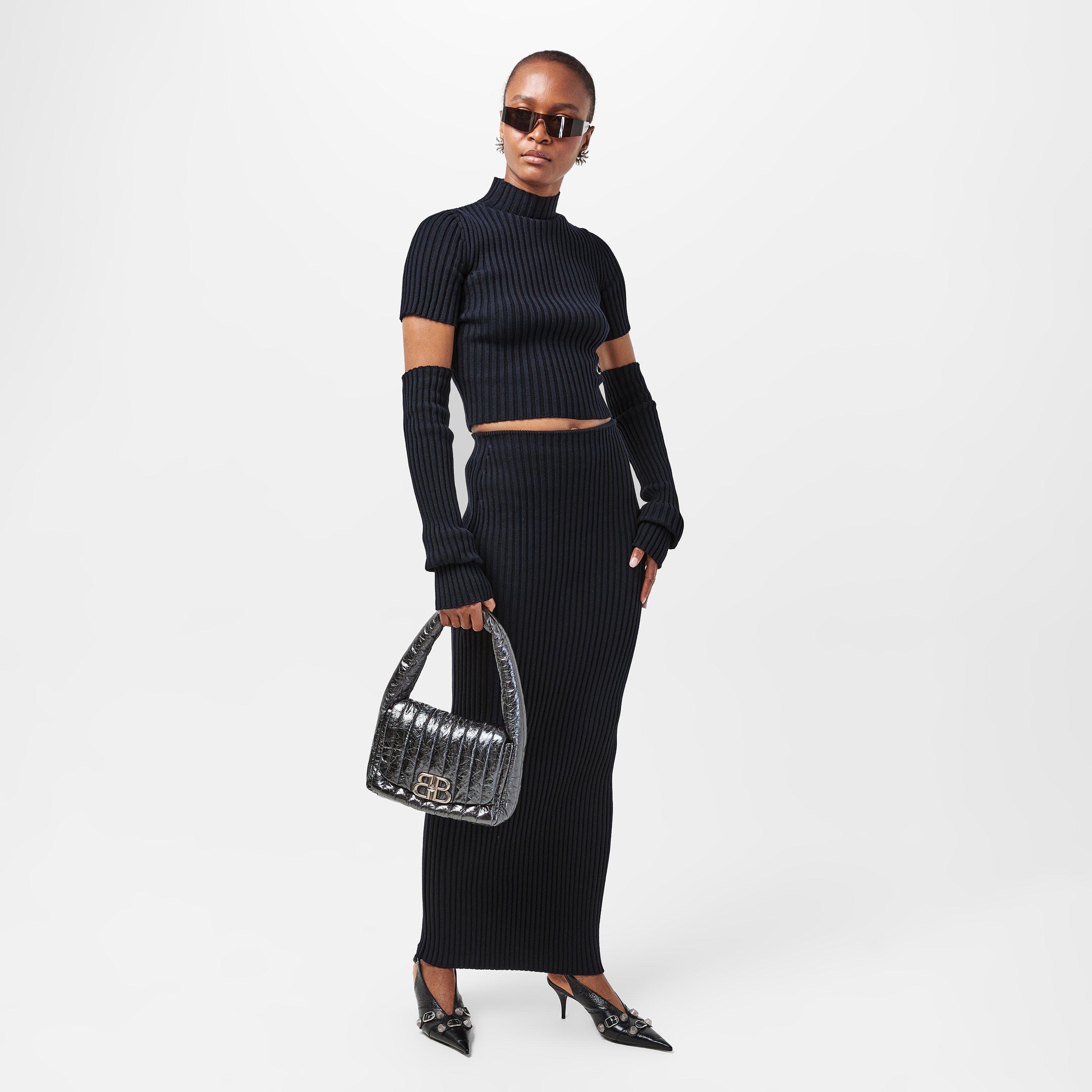 Navy - Balenciaga - Women's Knitted Skirt - 6