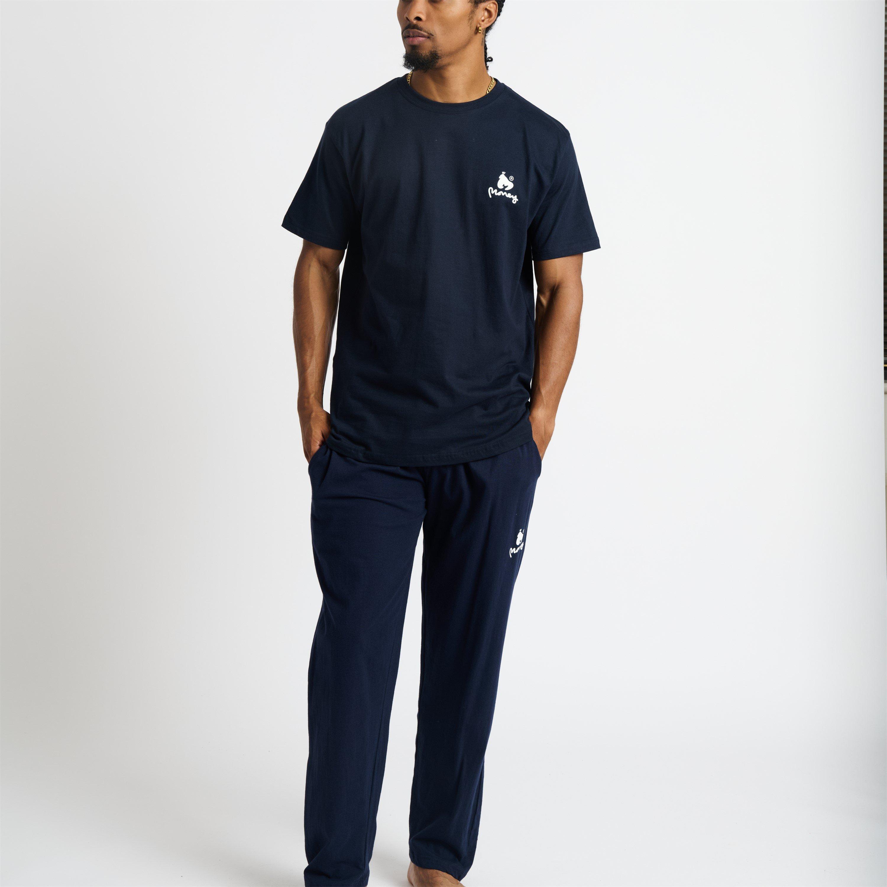 Marine - Money - Combo Logo Drawstring Long Lounge Twin Set - 1