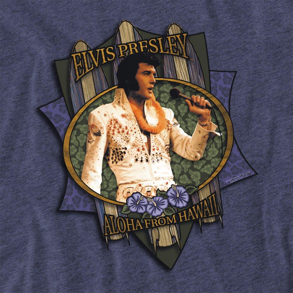 Navy - Elvis Presley - Elvis Presley Aloha From Hawaii T-Shirt Navy - 2