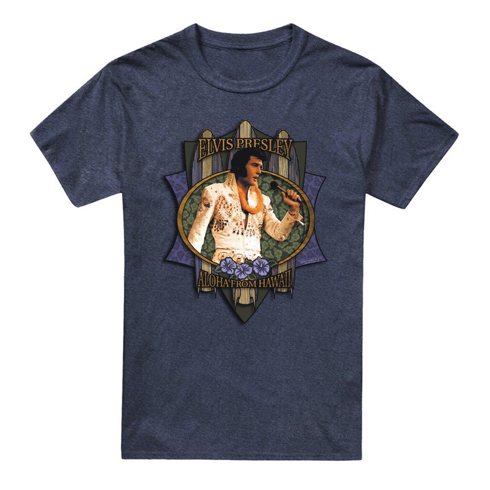 Navy - Elvis Presley - Elvis Presley Aloha From Hawaii T-Shirt Navy - 4