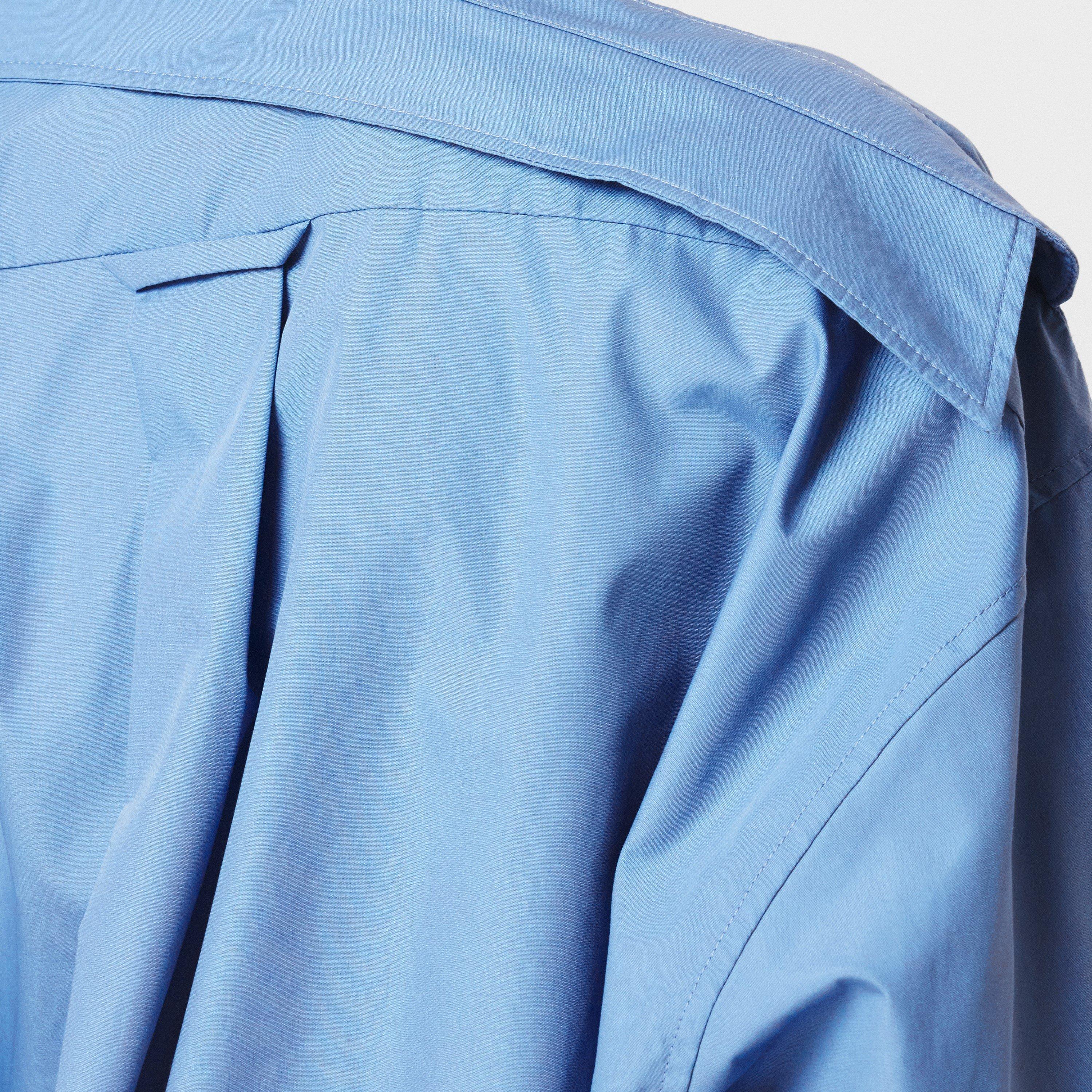 Sky Blue W - Balenciaga - Women's Plain Long-Sleeve Shirt - 5