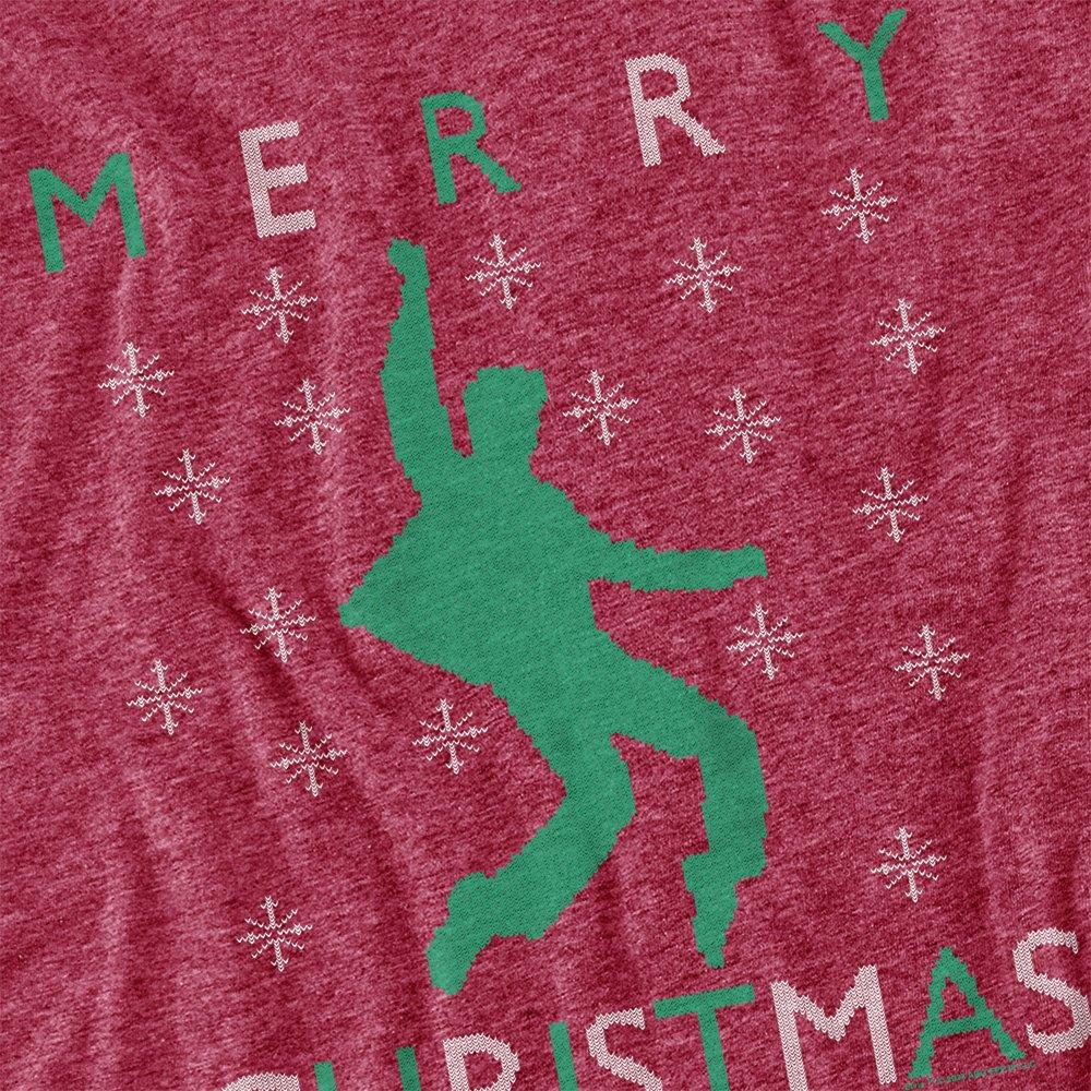Red - Elvis Presley - Elvis Dancing Ugly Christmas T-Shirt Red - 2