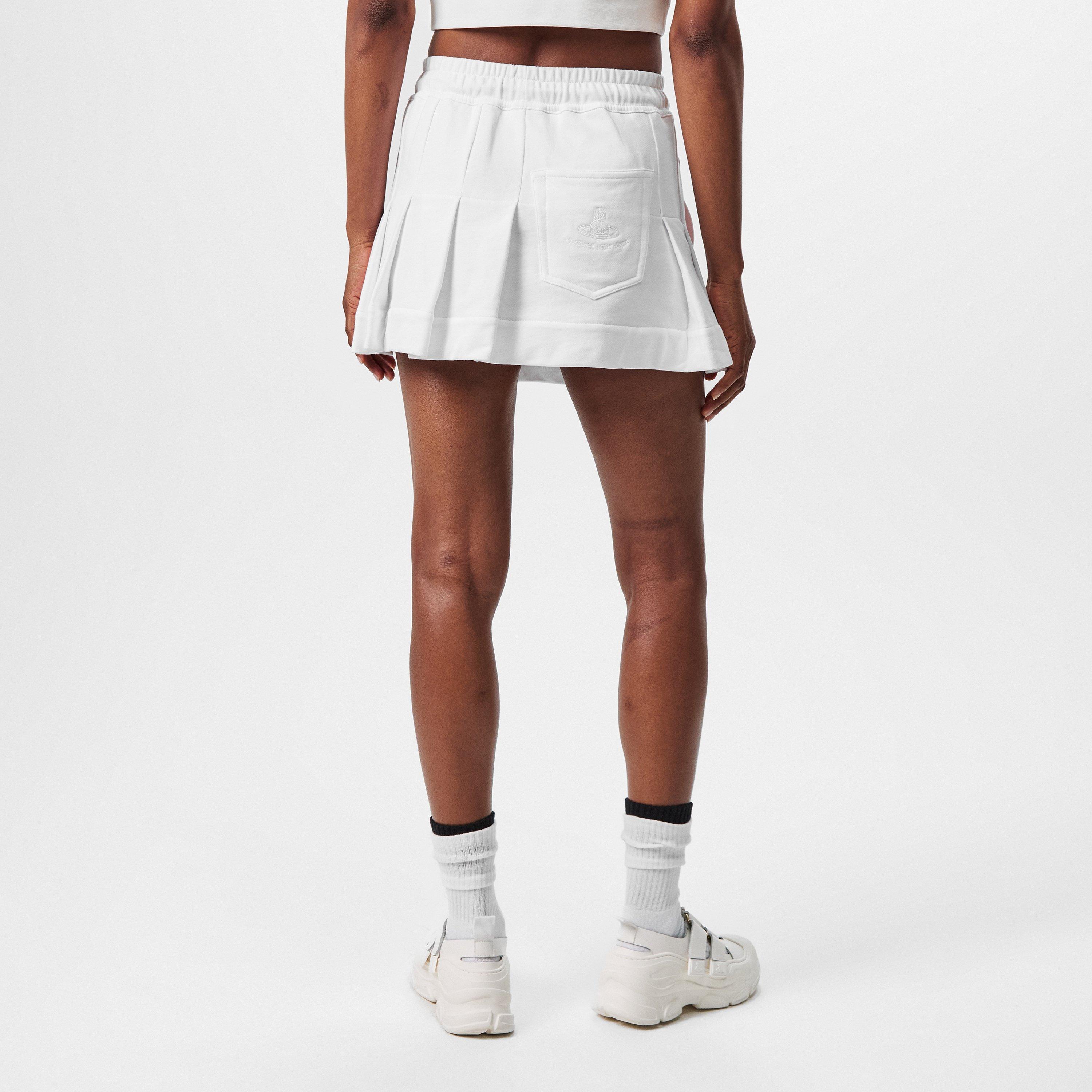 White - Vivienne Westwood - Women's Cheerleader Mini Skirt - 4