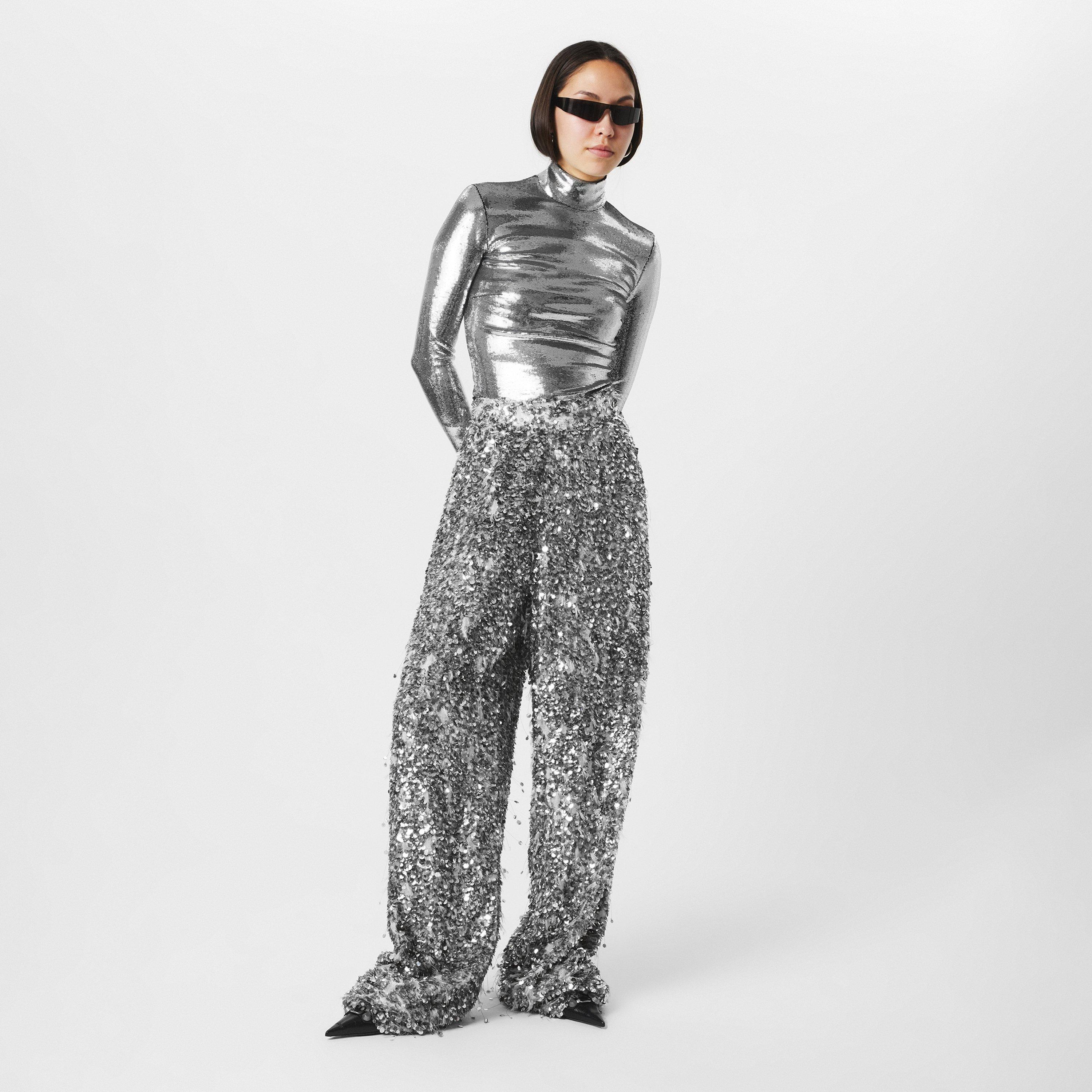 Crystal - Balenciaga - Women's Long-Sleeve Shirt - 6