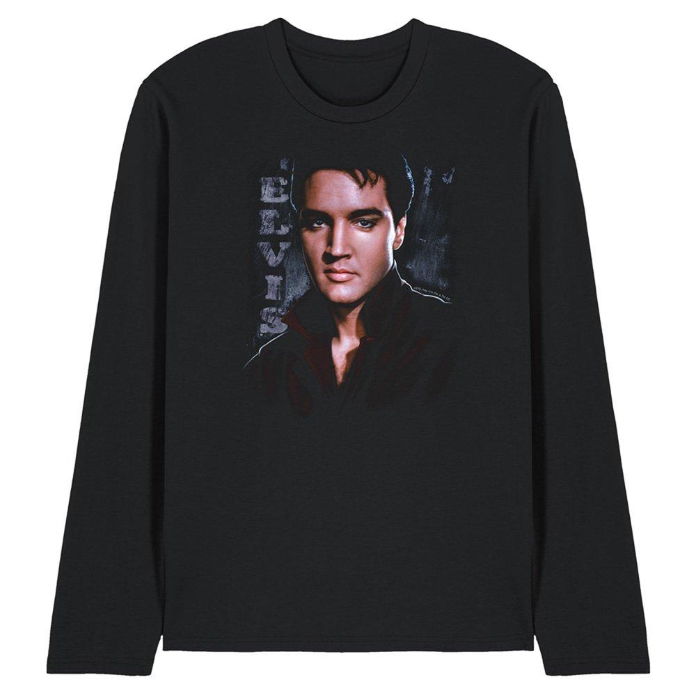 Black - Elvis Presley - Elvis Presley Tough Long Sleeve T-Shirt Black - 1