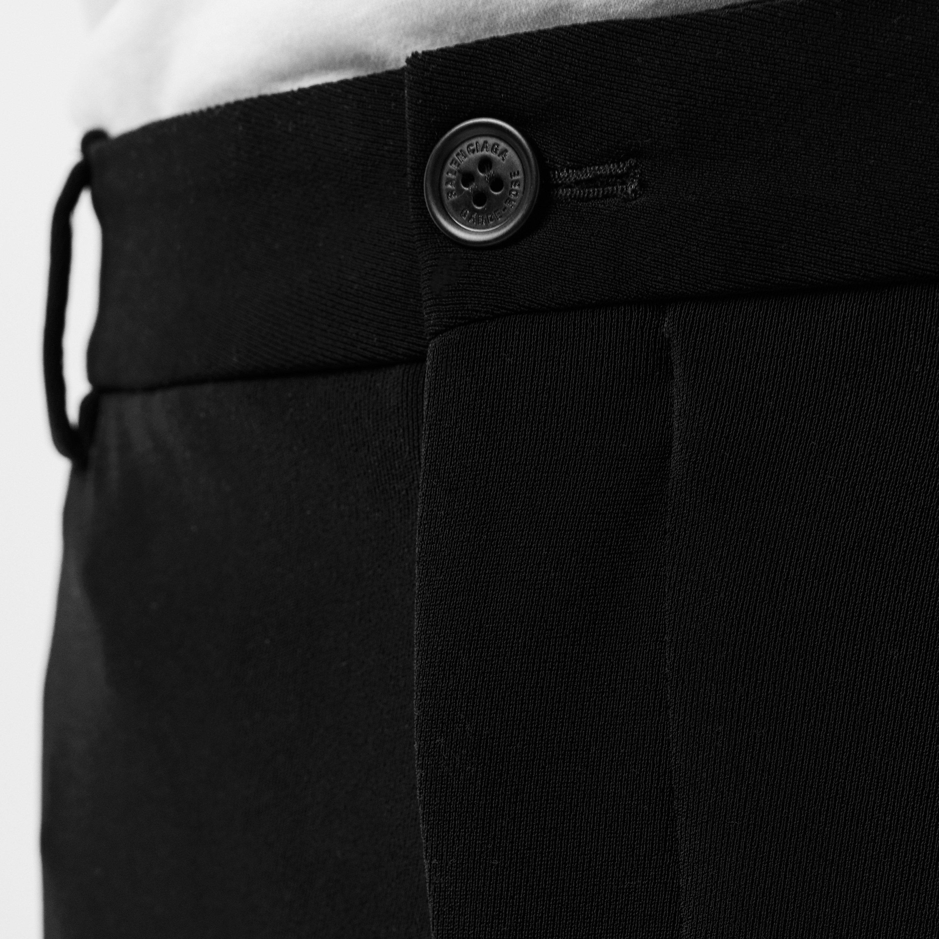 Black - Balenciaga - Men's Tailored Trousers, Tailored Design - 5