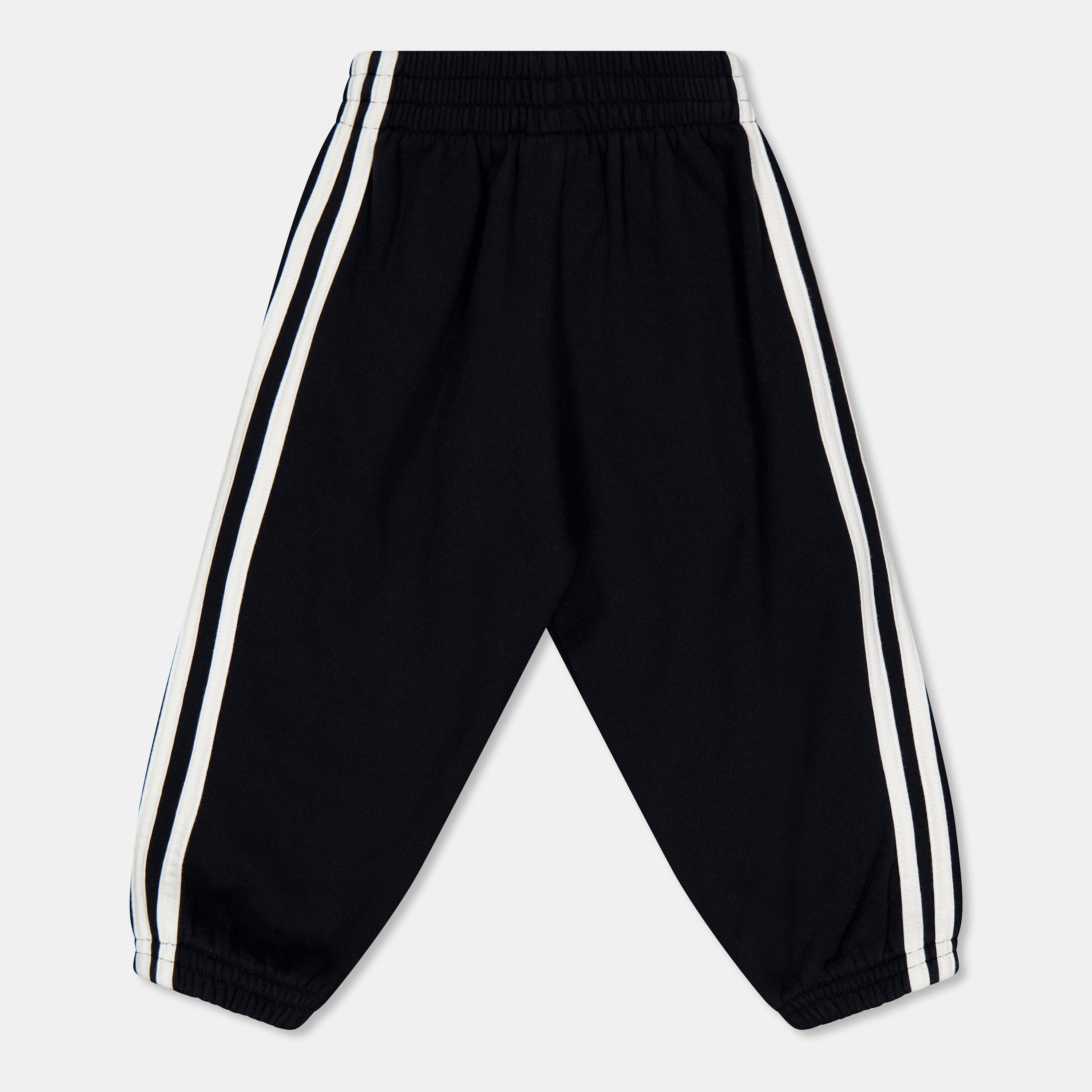 Black/White - Balenciaga - Unisex Closed Hem Fleece Jogging Bottoms - 2