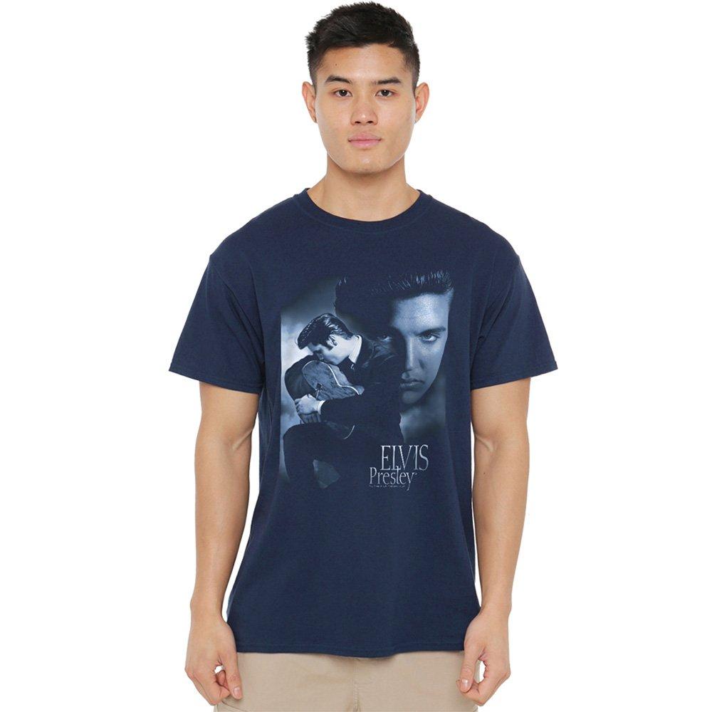 Navy - Elvis Presley - Elvis Presley Reverent T-Shirt Navy - 1