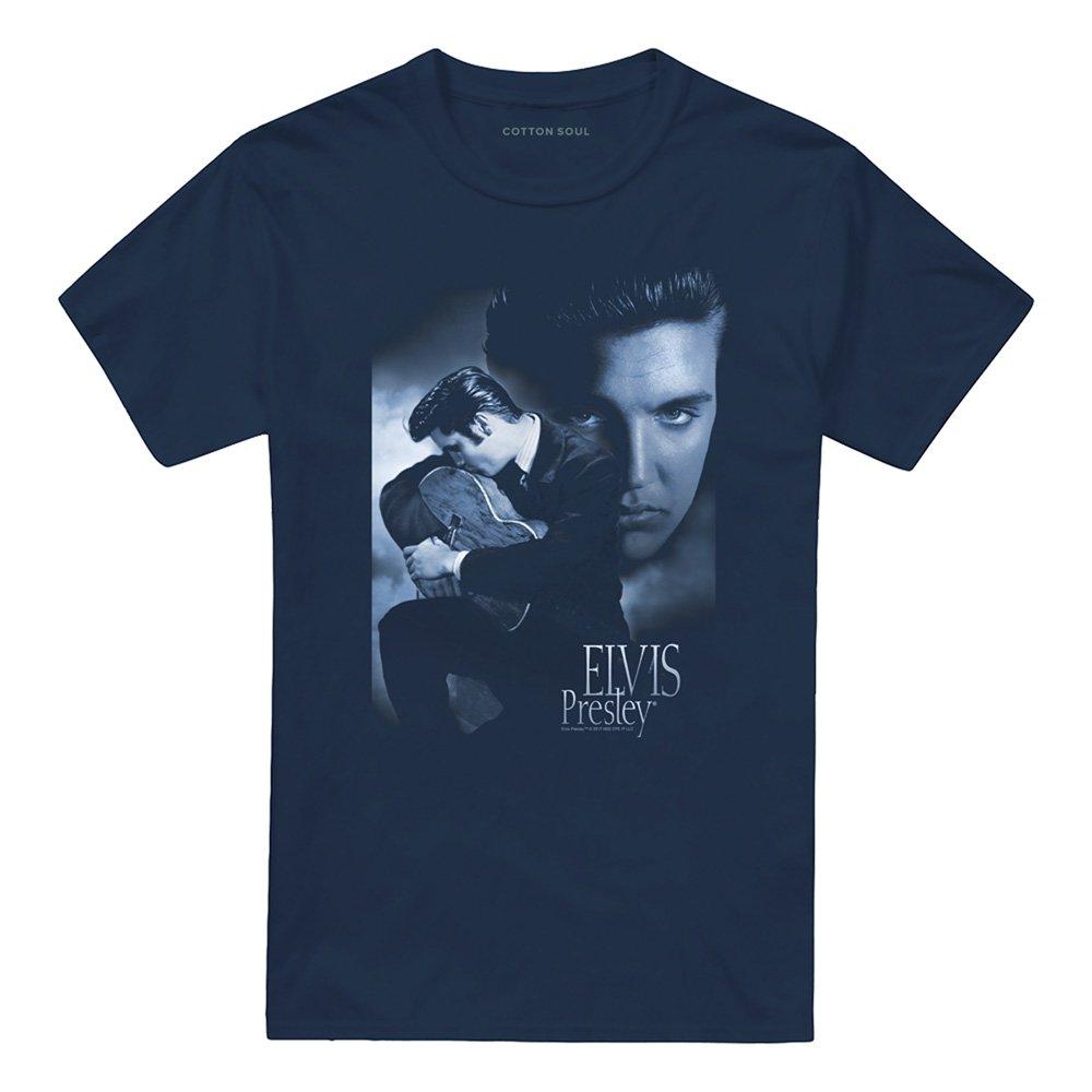 Navy - Elvis Presley - Elvis Presley Reverent T-Shirt Navy - 4