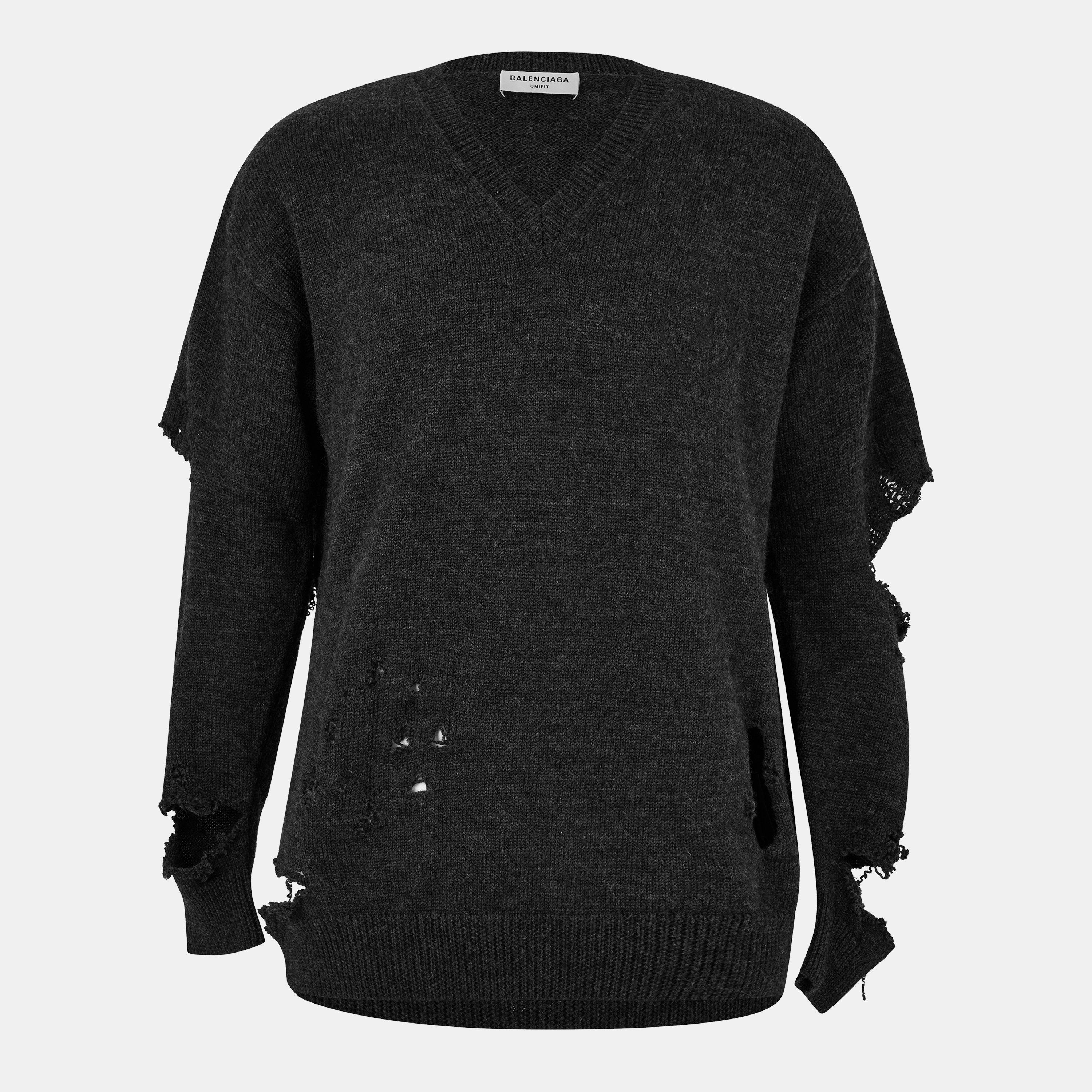 Anthracite W - Balenciaga - Men's Jumper - 1