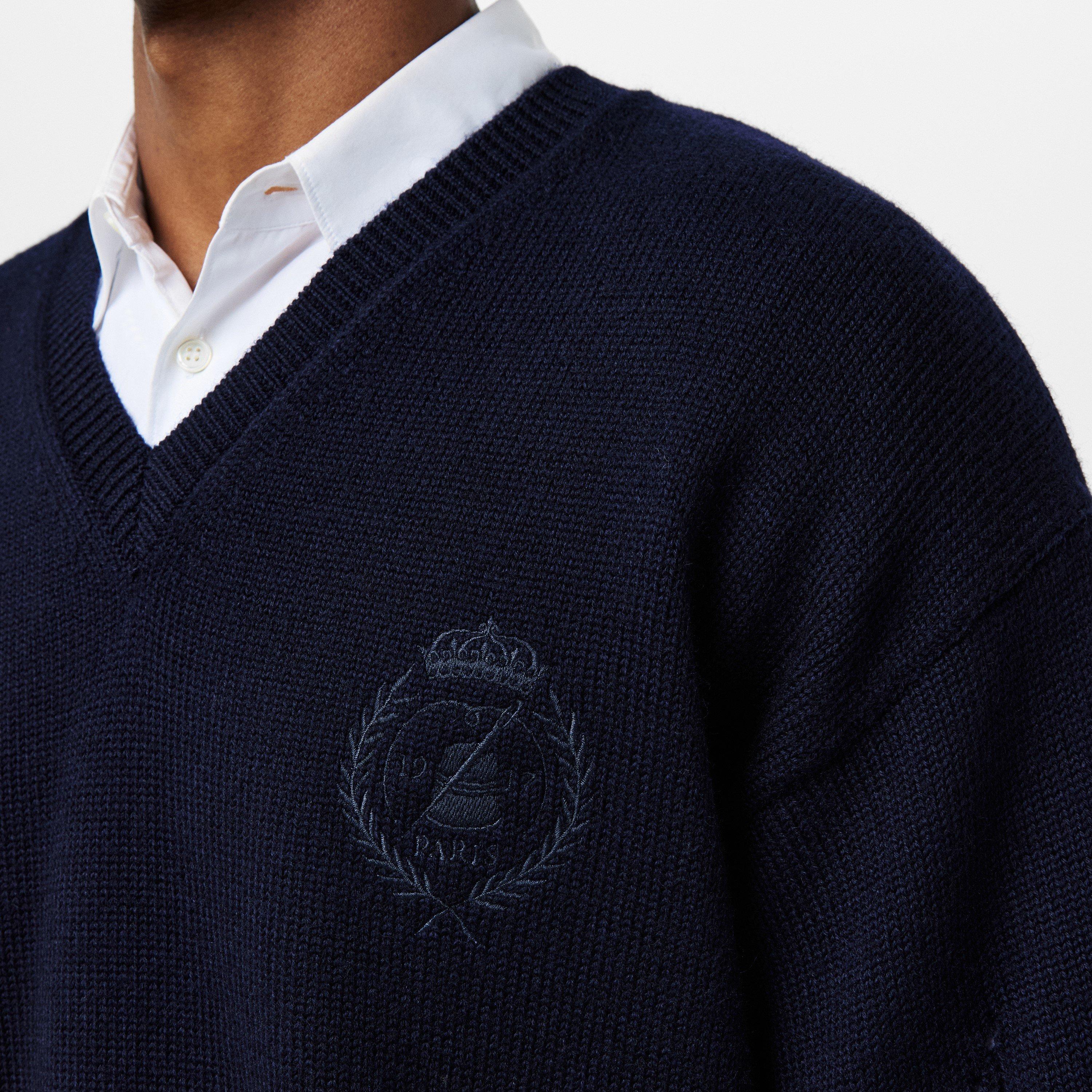 Navy W - Balenciaga - Men's Jumper - 5