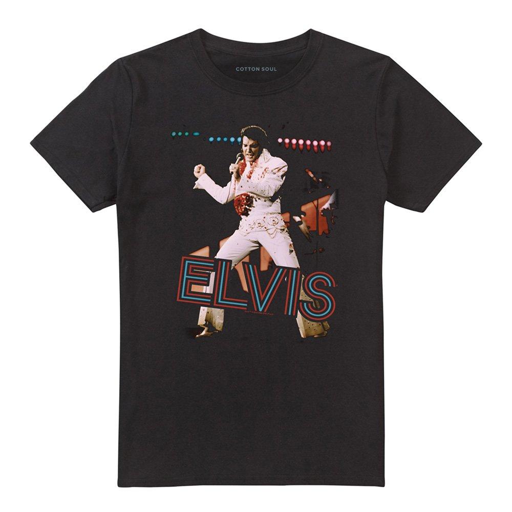 Black - Elvis Presley - Elvis Presley Hit The Lights T-Shirt Black - 4