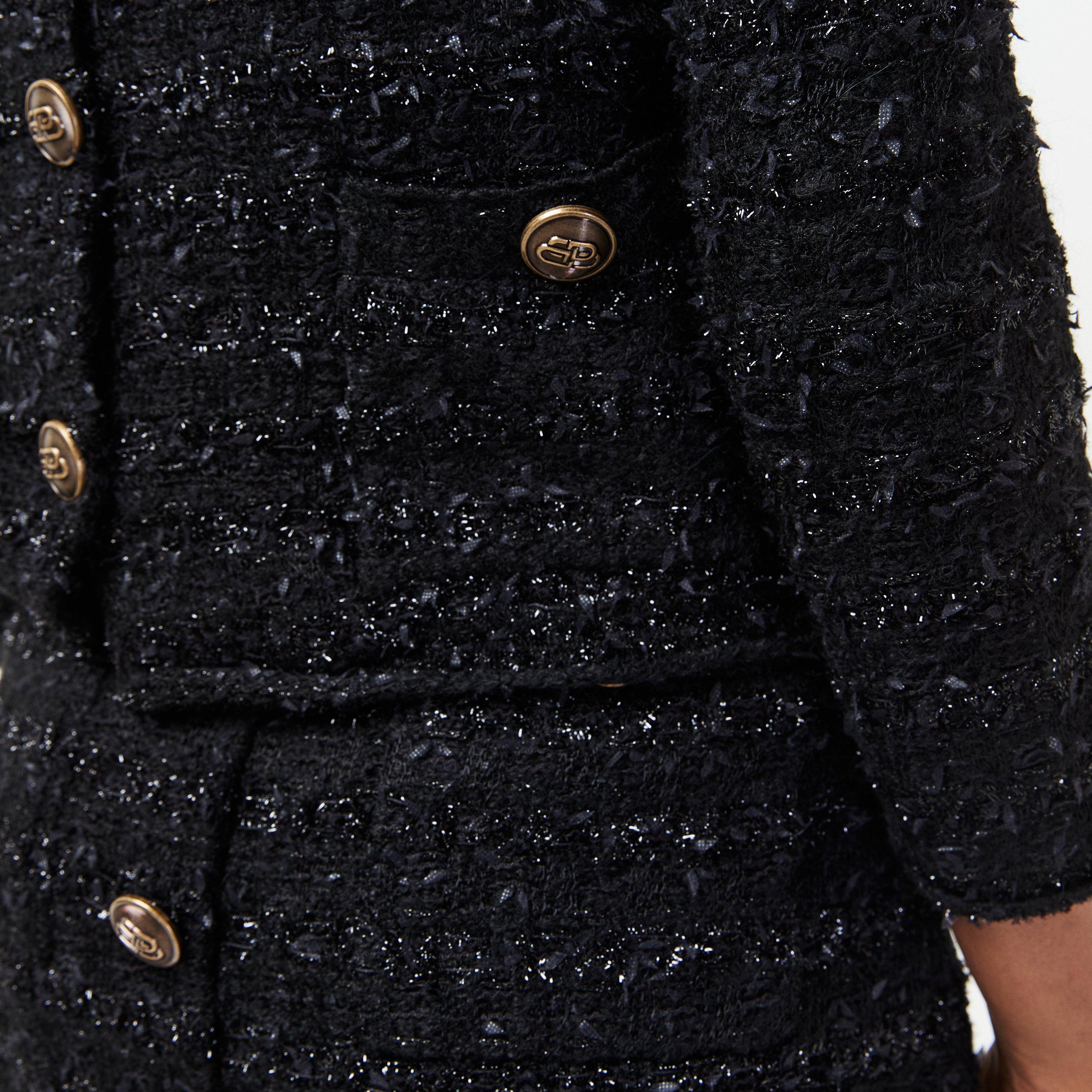 Black - Balenciaga - Women's Peplum Top - 5