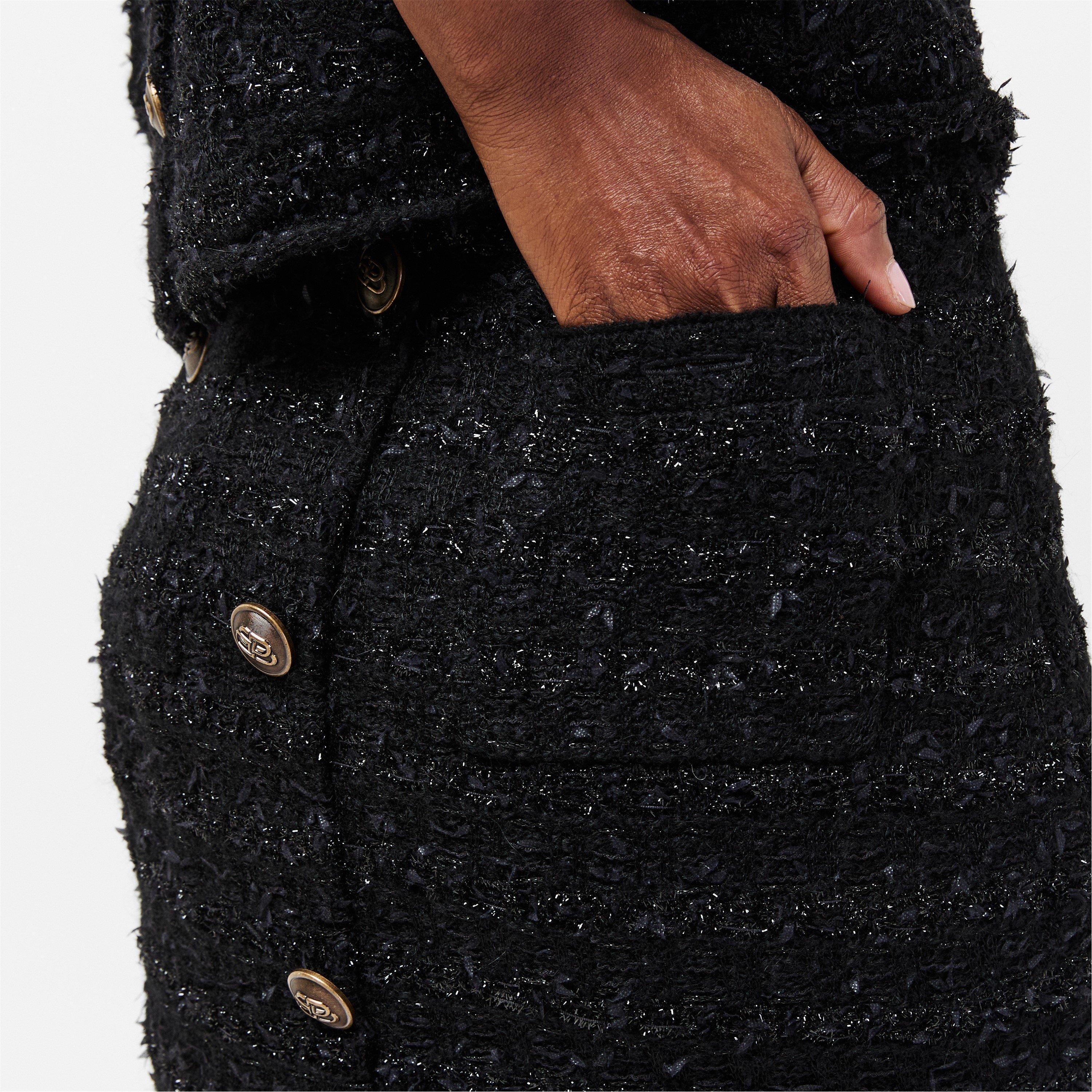 Black - Balenciaga - Women's Midi Skirt - 5