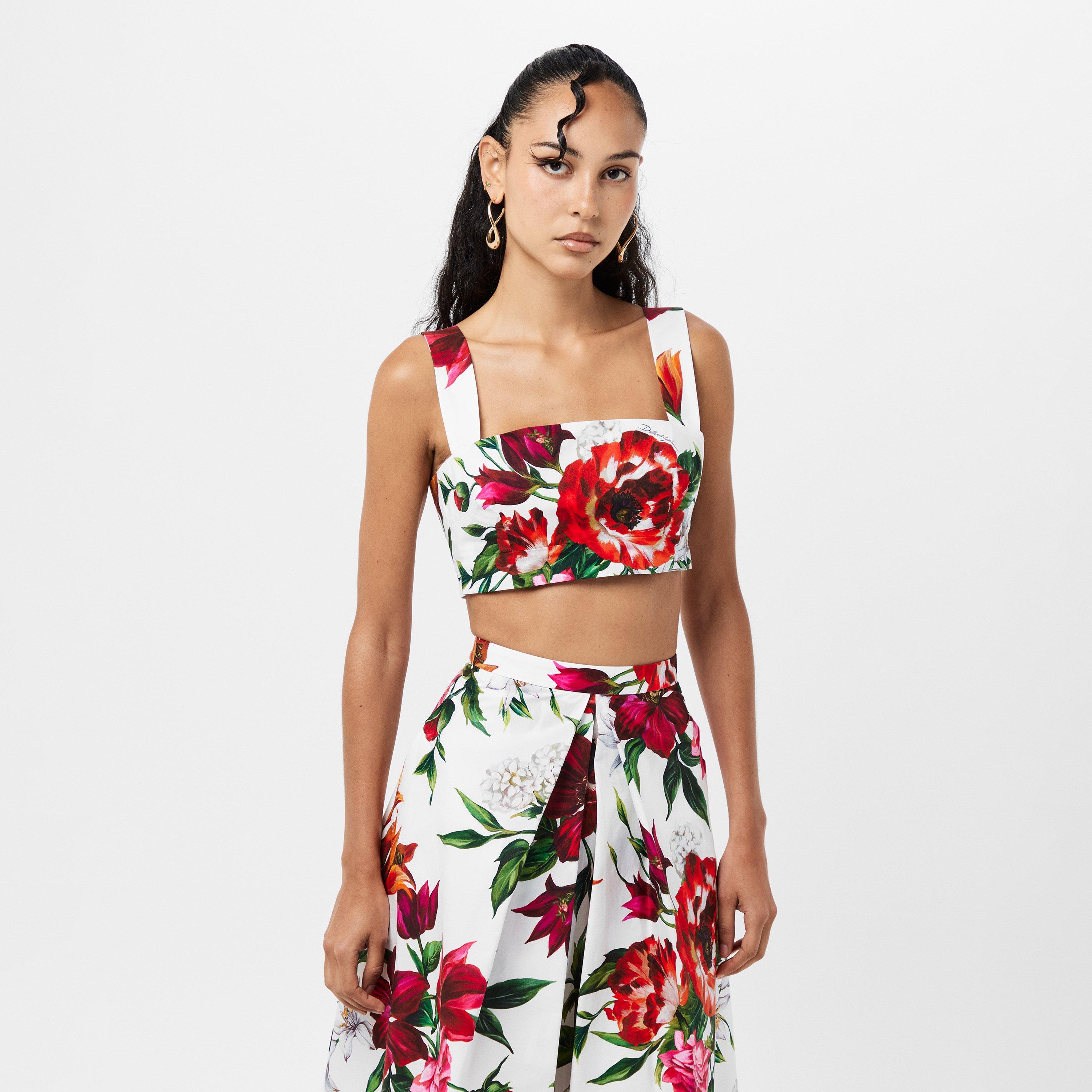 Anemoni - Dolce and Gabbana - Women's & Short Sleeve Crop Top - 3