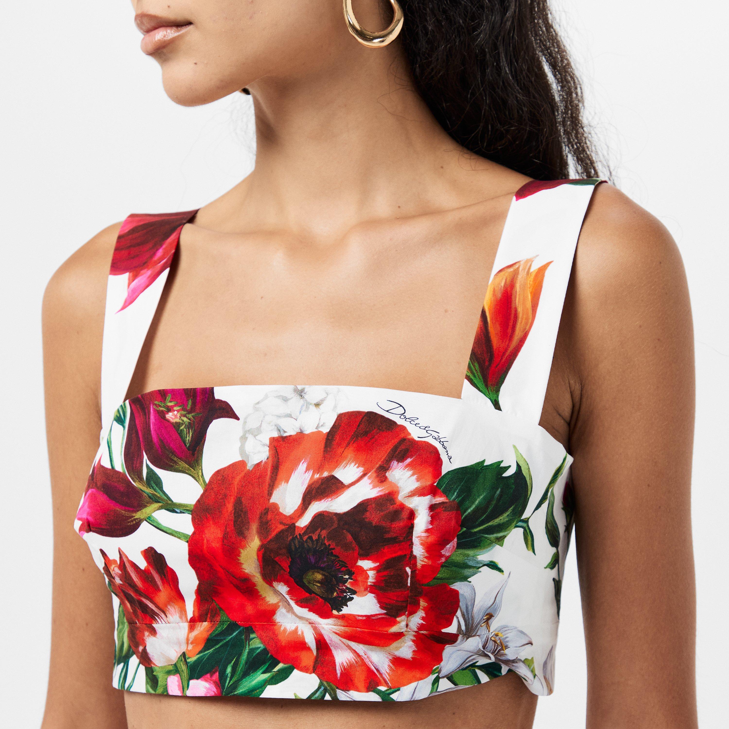 Anemoni - Dolce and Gabbana - Women's & Short Sleeve Crop Top - 5