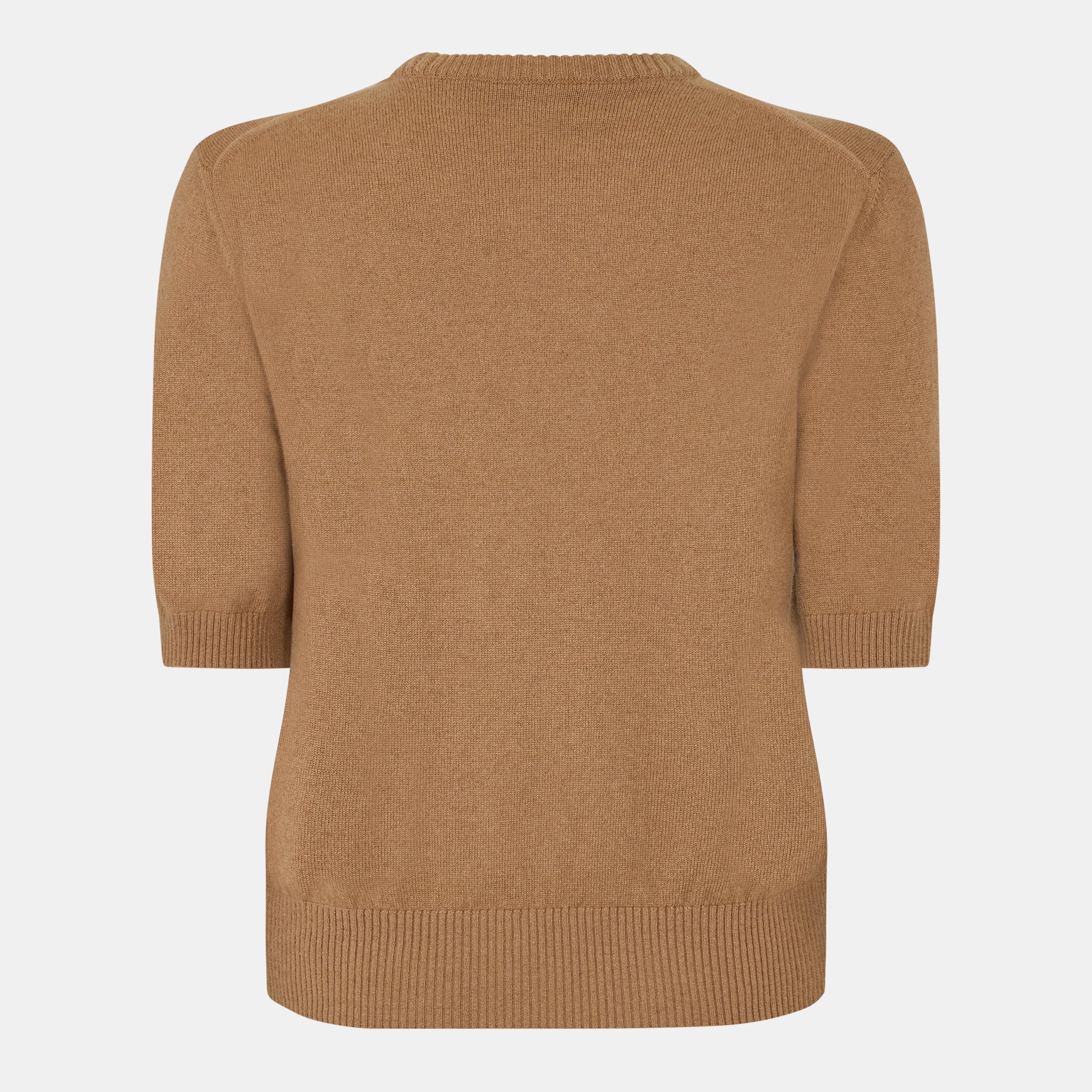 Marrone Chiaro - Dolce and Gabbana - Women's Crew Neck Jumper - 2