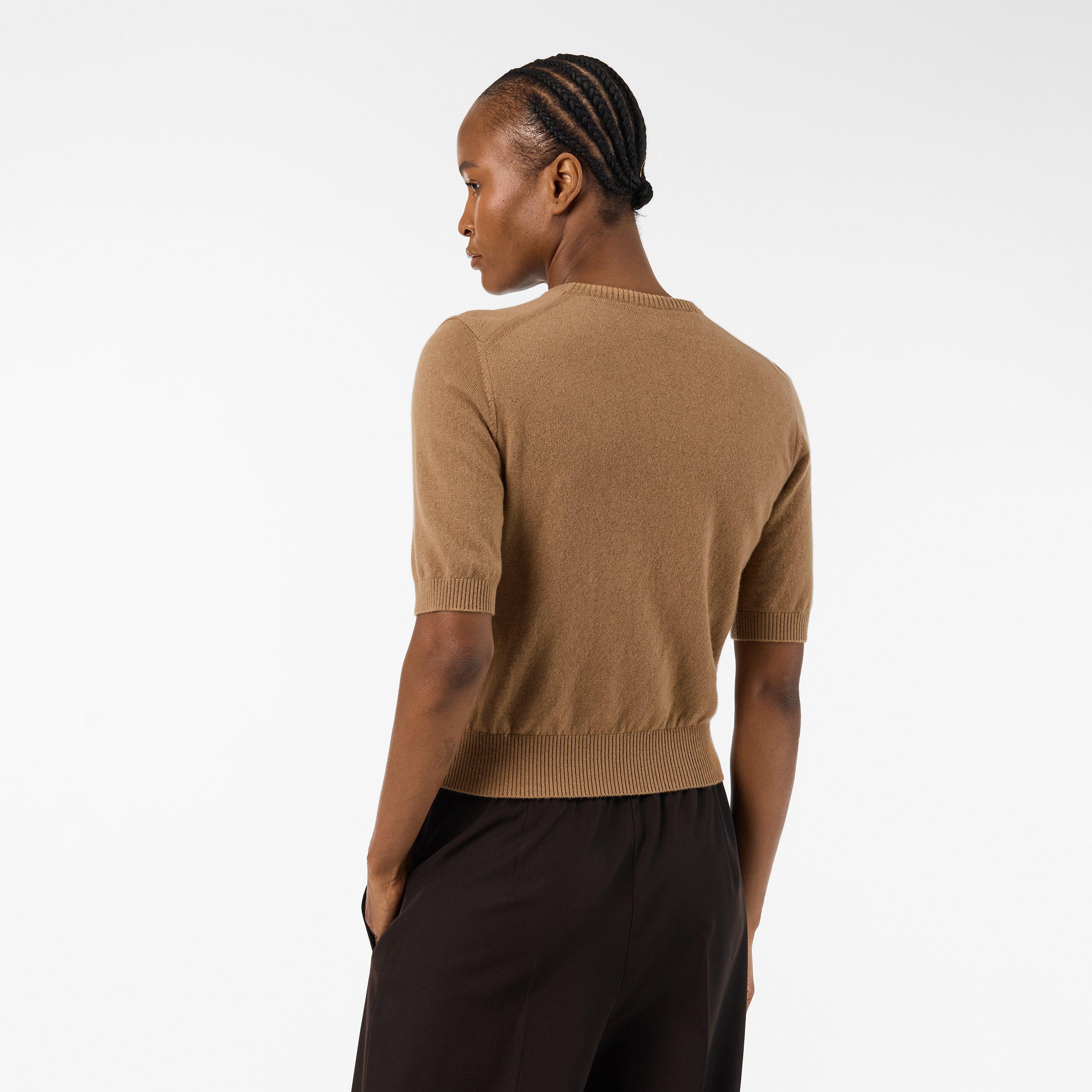 Marrone Chiaro - Dolce and Gabbana - Women's Crew Neck Jumper - 4