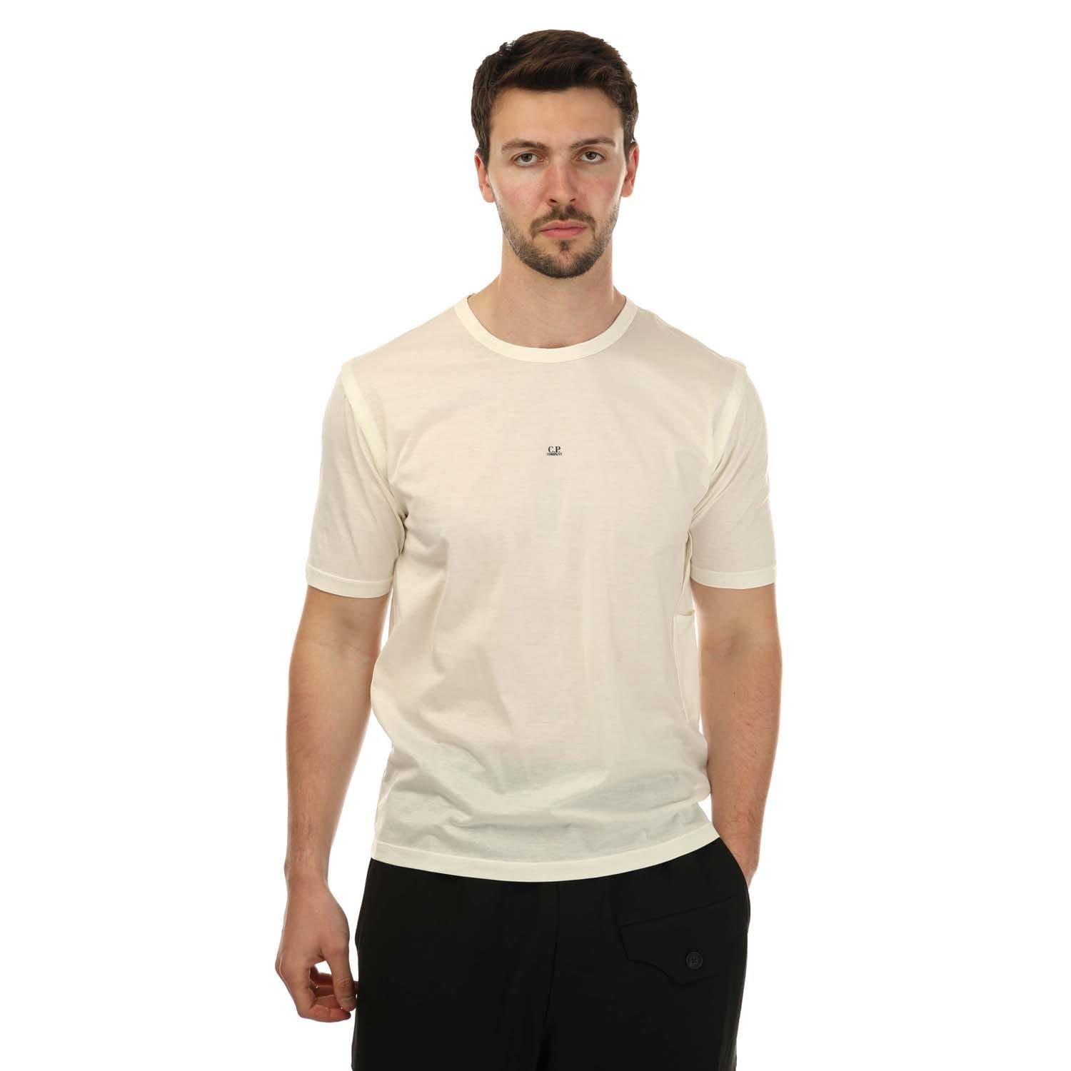 White - CP Company - Jersey No Gravity T-Shirt - 1