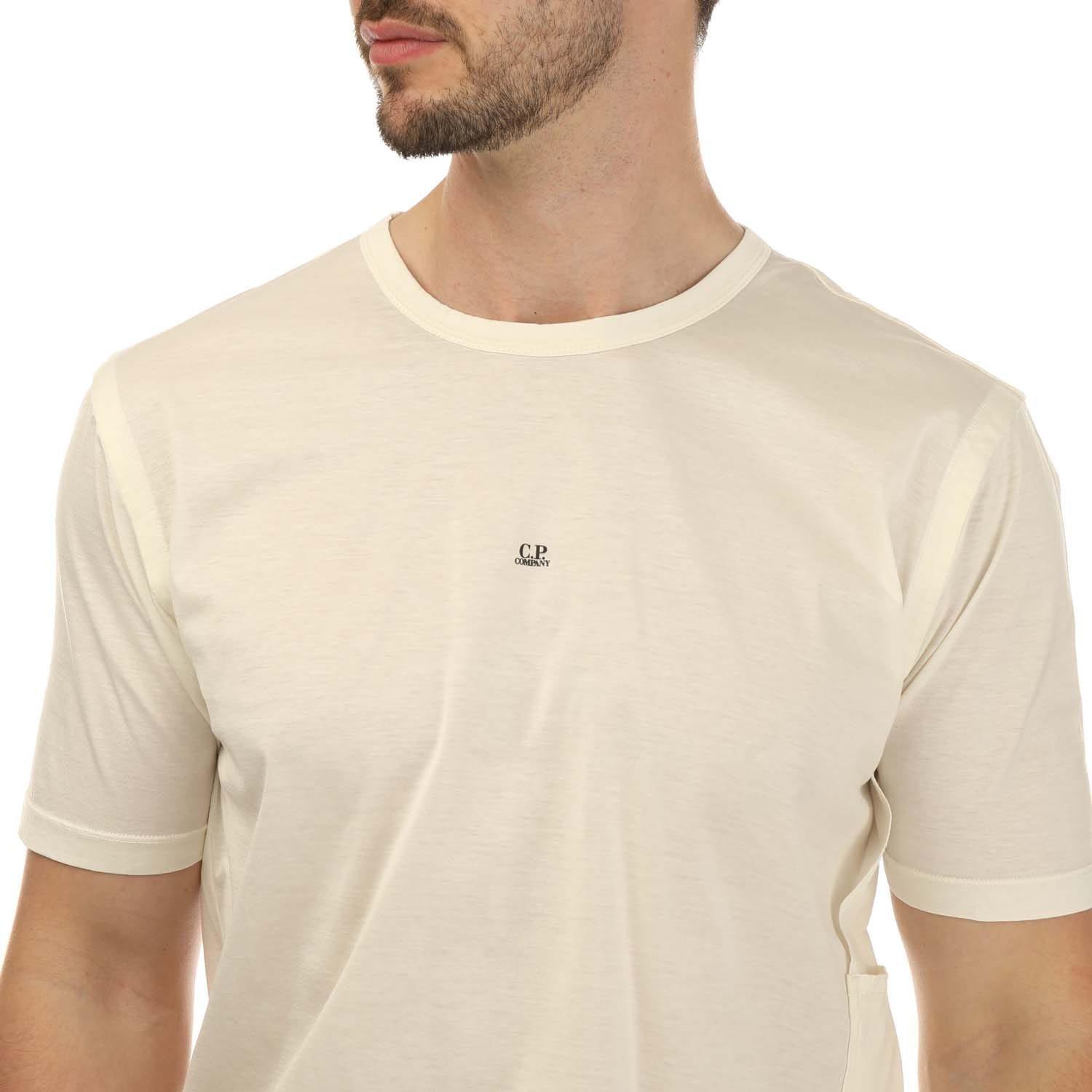 White - CP Company - Jersey No Gravity T-Shirt - 3