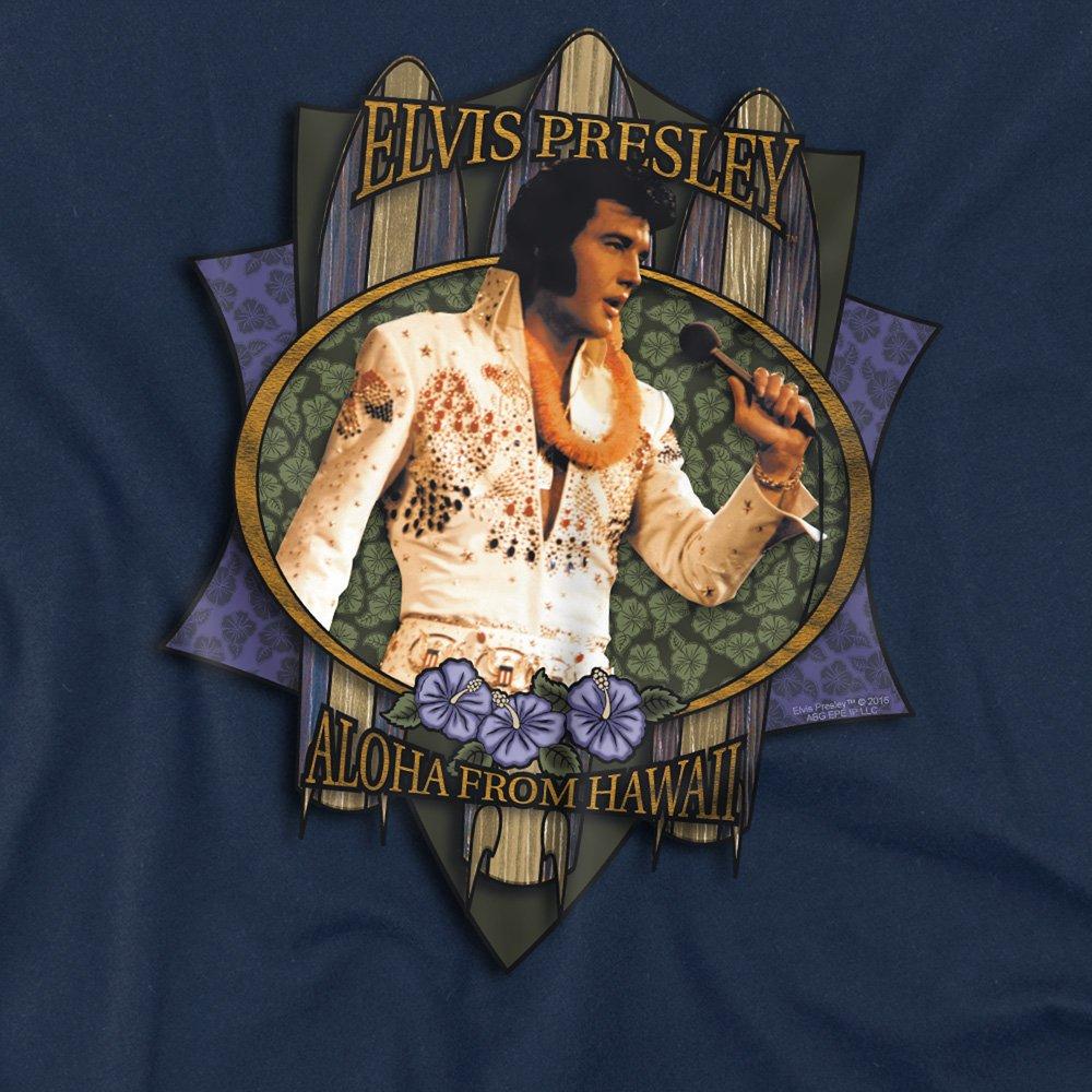 Navy - Elvis Presley - Elvis Presley Aloha From Hawaii T-Shirt Navy - 2