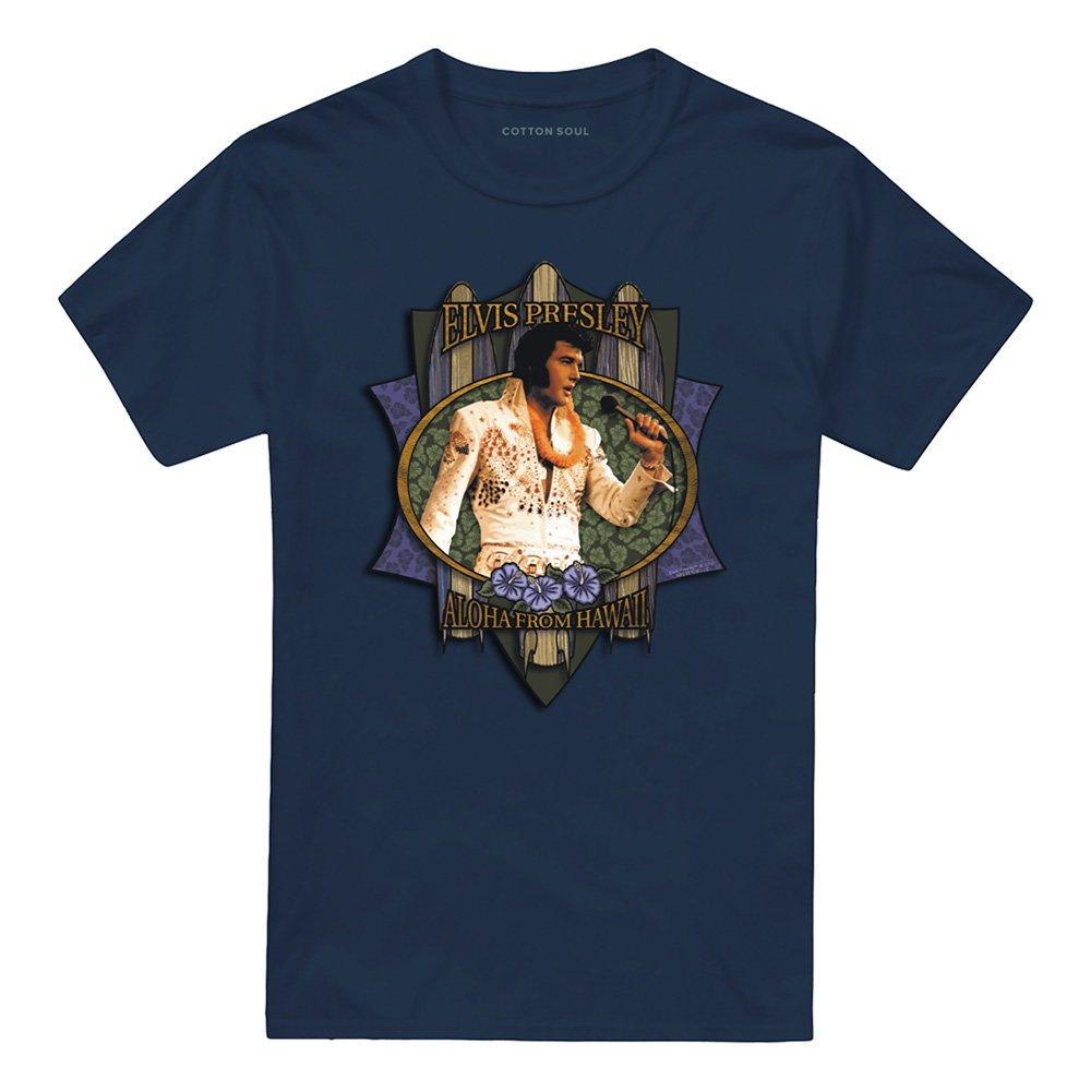 Navy - Elvis Presley - Elvis Presley Aloha From Hawaii T-Shirt Navy - 4