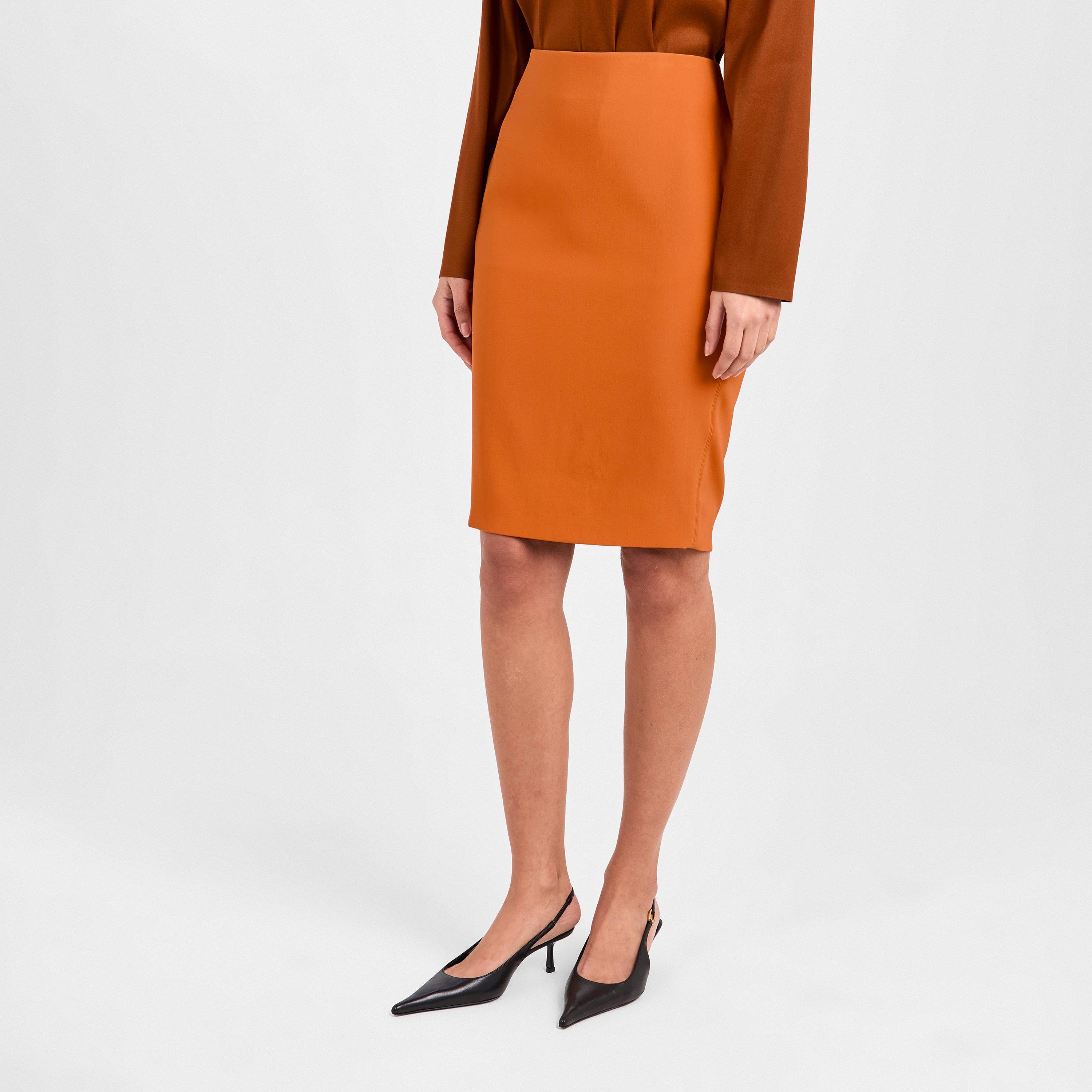 Abricot - Saint Laurent - Pencil Skirt in Satin - 3