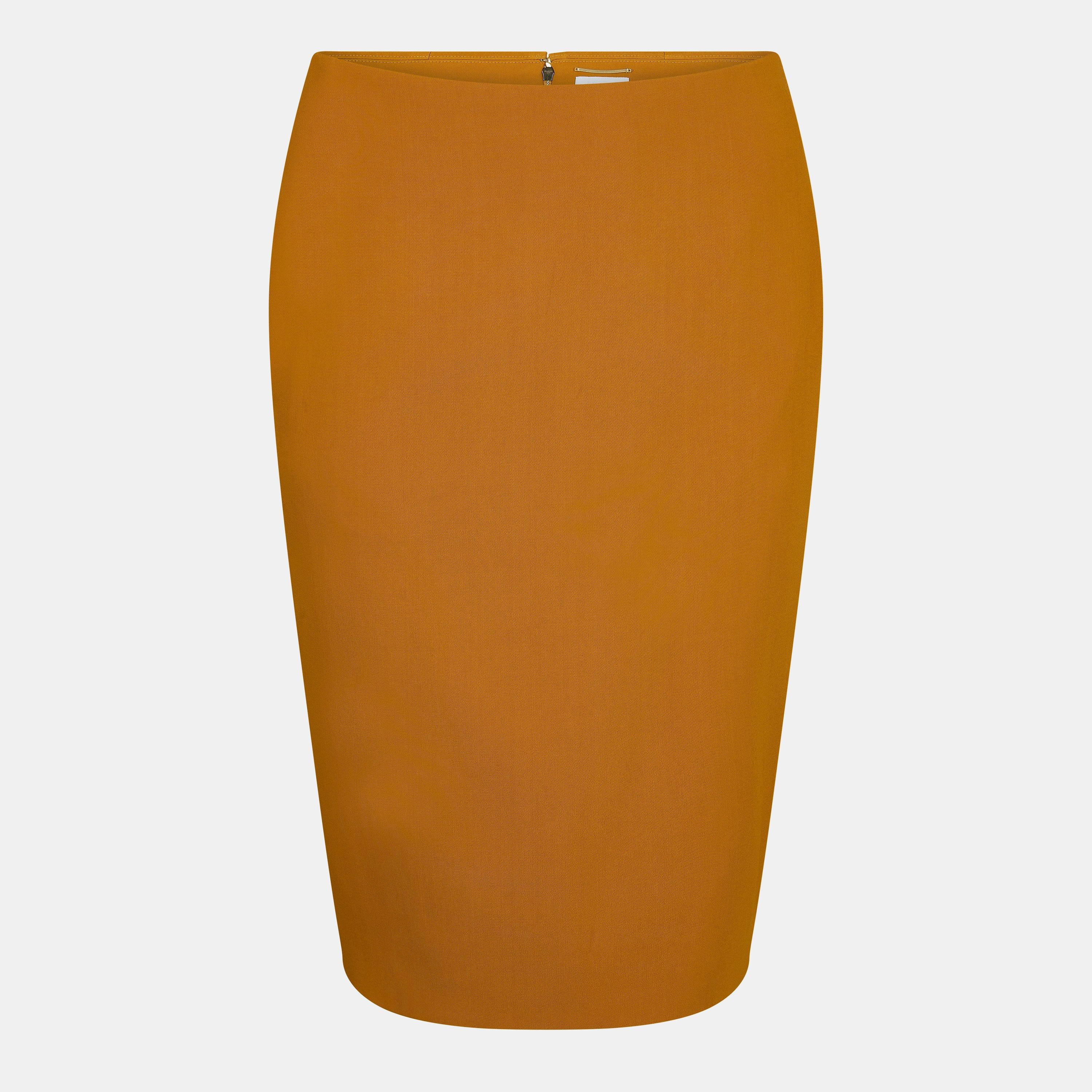 Ocre - Saint Laurent - Women's Crayon Stone Midi Skirt - 1