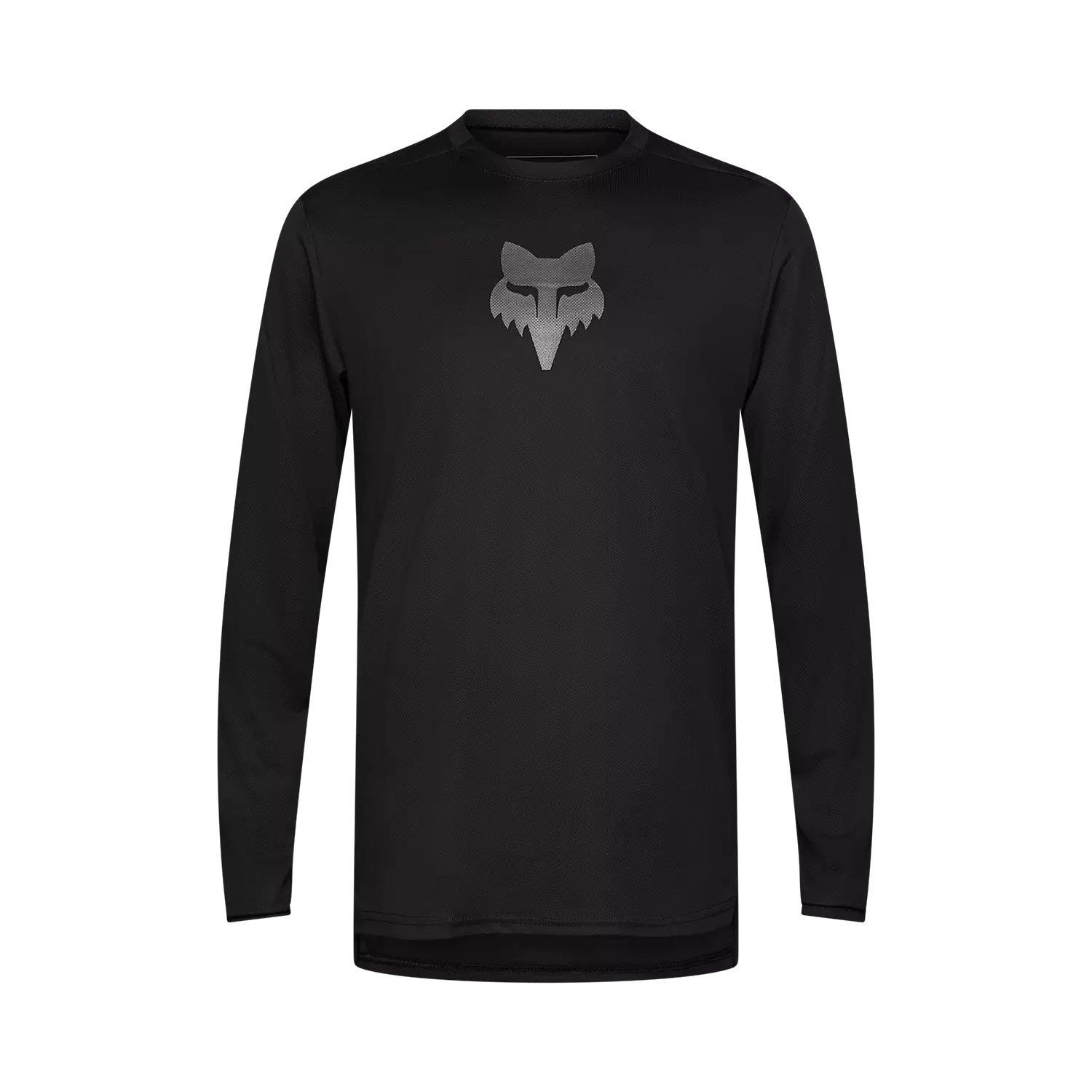 Black - Fox - Ranger Long Sleeve Jersey - 1