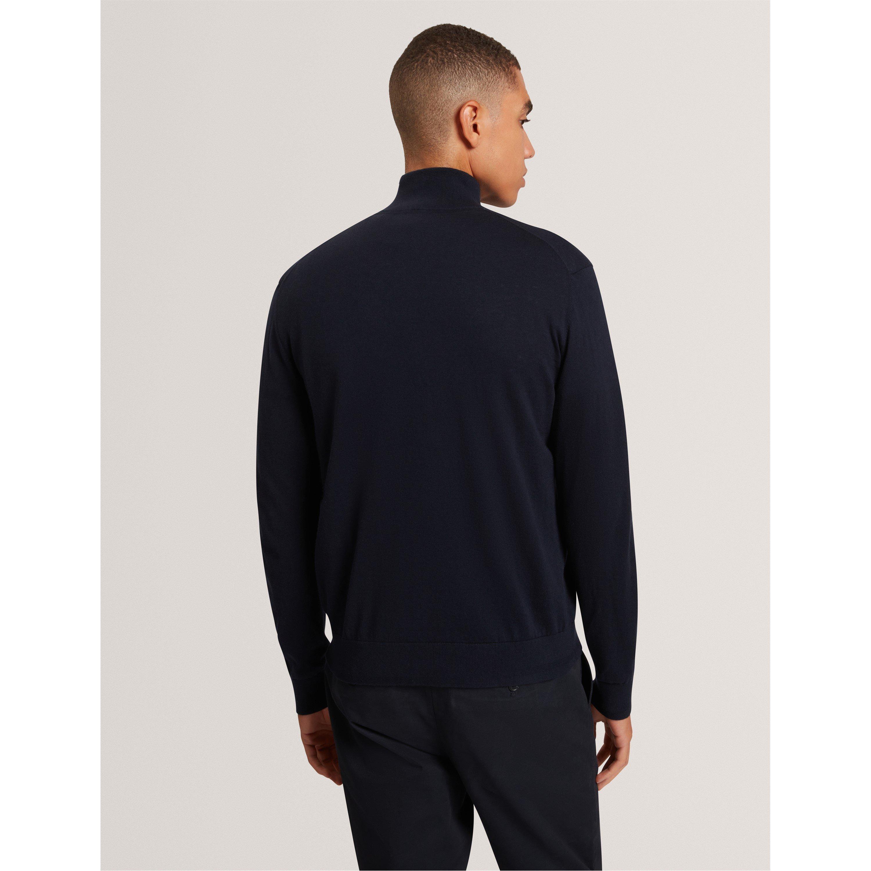 Marine - Ted Baker - Ted Merino half Zip Sn00 - 4